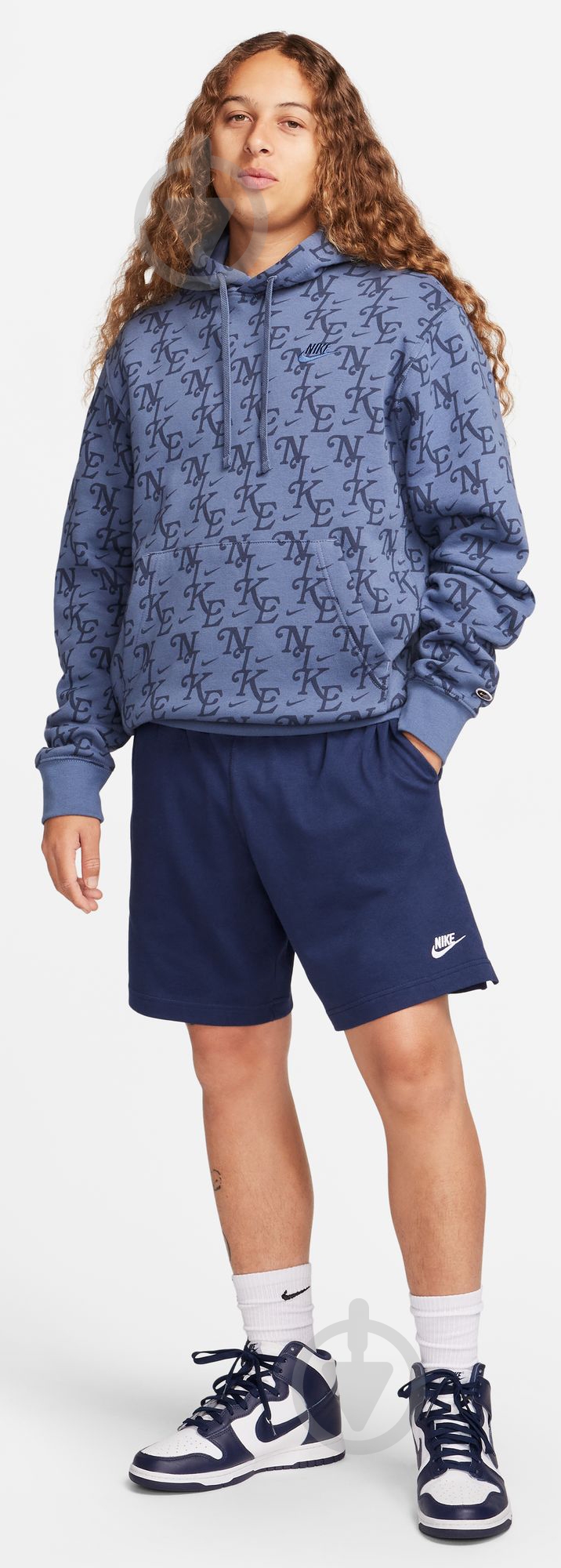 Шорты Nike NK CLUB KNIT SHORT FQ4359-410 р. S синий - фото 7