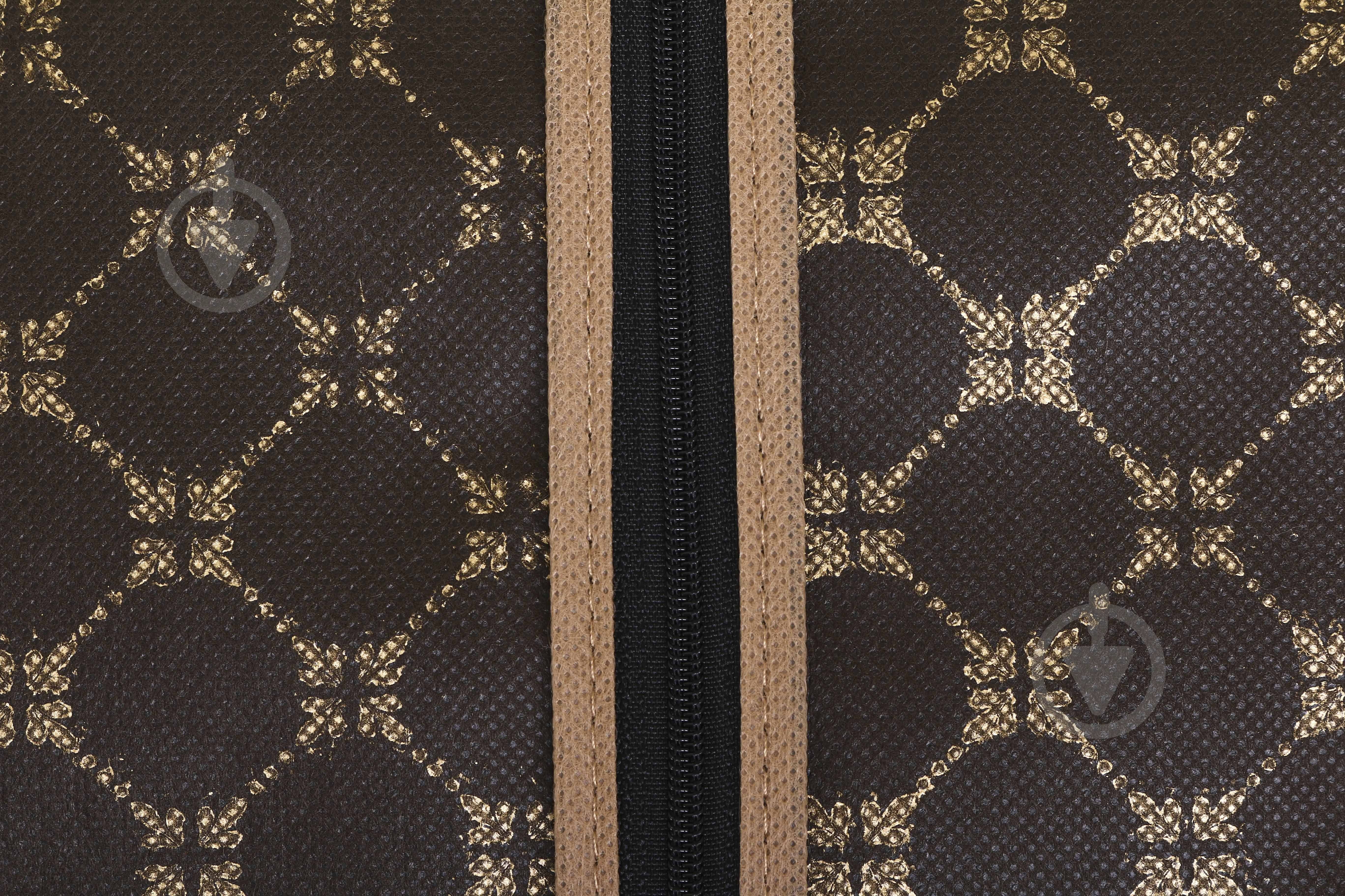 Чохол для одягу Brown Vivendi 100x60 см коричневий - фото 3