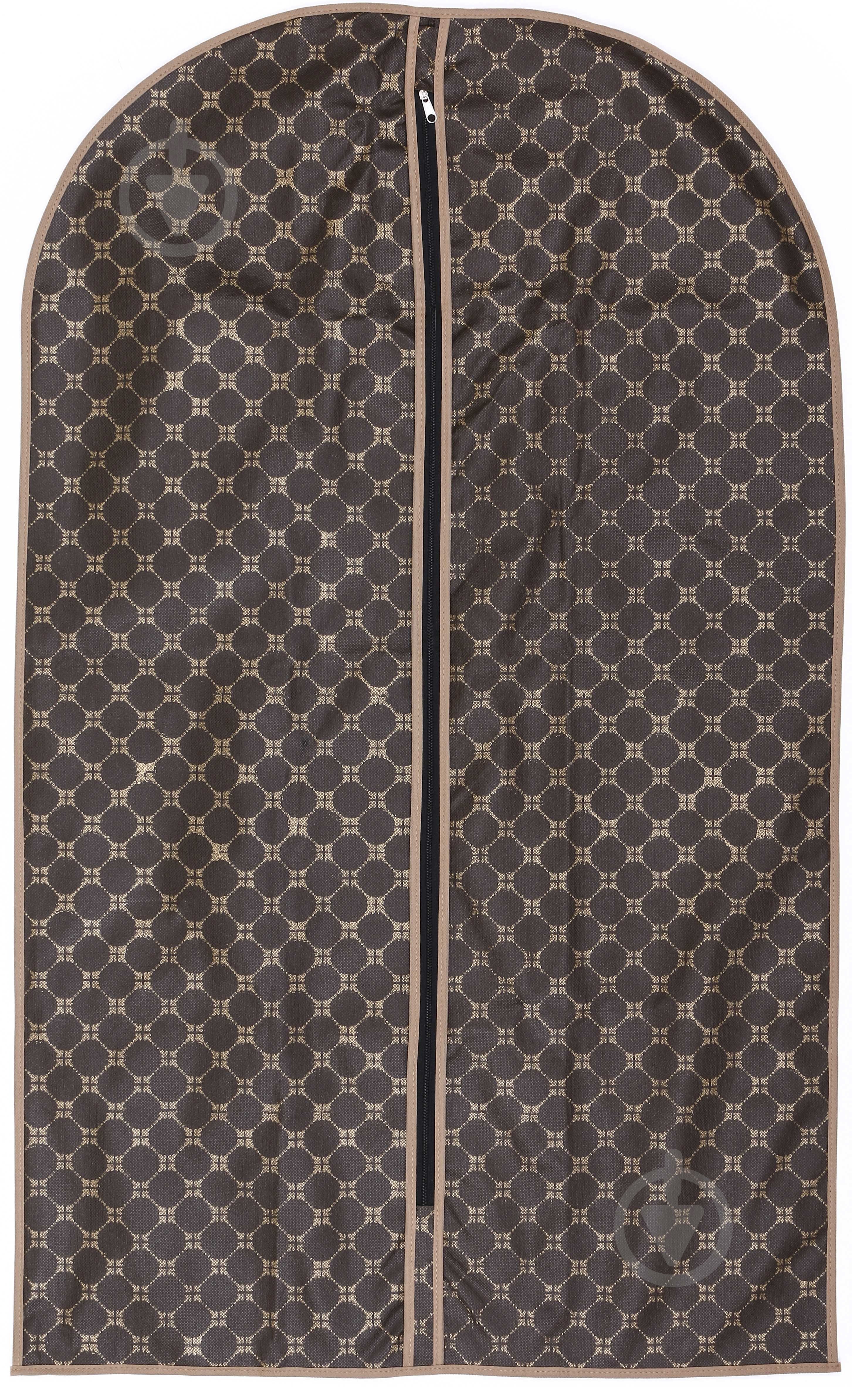 Чохол для одягу Brown Vivendi 100x60 см коричневий - фото 1