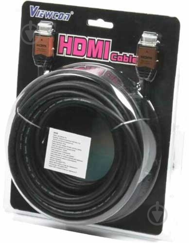 Кабель Viewcon HDMI – HDMI 10 м black (VD166-10M) - фото 2