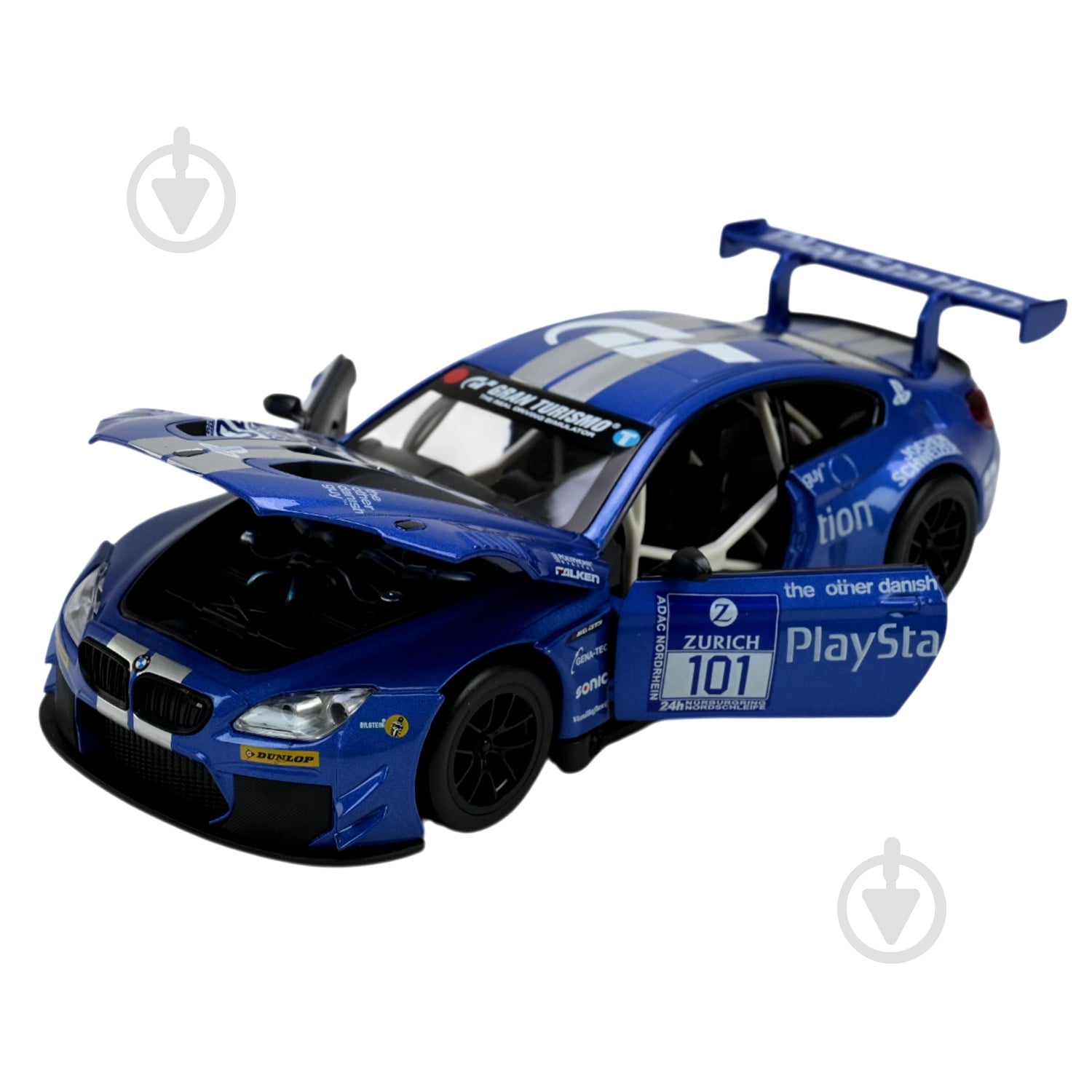Автомодель Автопром 1:24 BMW M6 GT3 68255B - фото 4