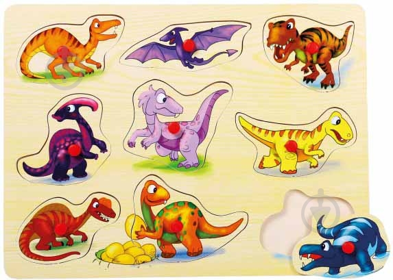 Пазл Bino Динозавры 88099 - фото 1