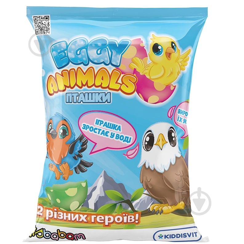 Фигурка Sbabam Растущая игрушка в яйце Птички 91/CN22 - фото 1