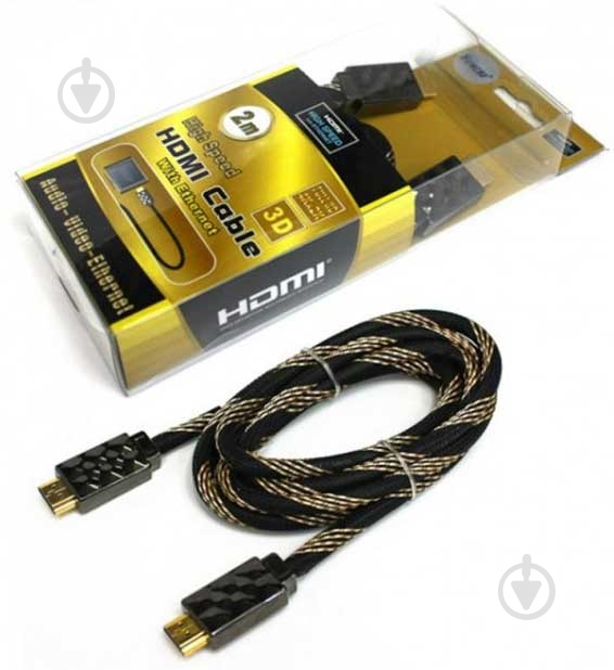 Кабель Viewcon HDMI – HDMI 2 м black (VD515-2M) - фото 3 Кабель Viewcon HDMI – HDMI 2 м black (VD515-2M) - фото 3