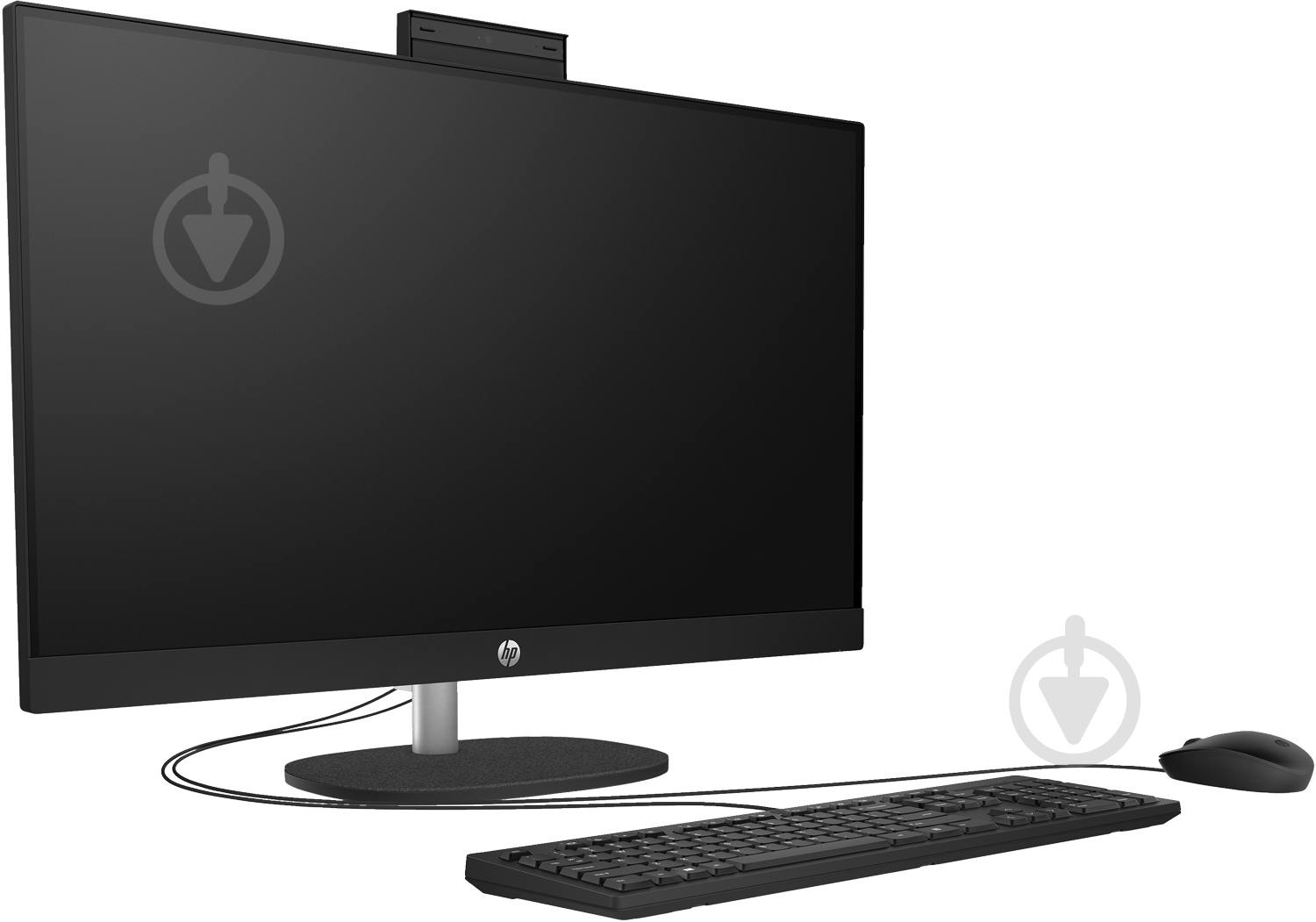 Моноблок HP 27" (D3SB4EA) black - фото 2
