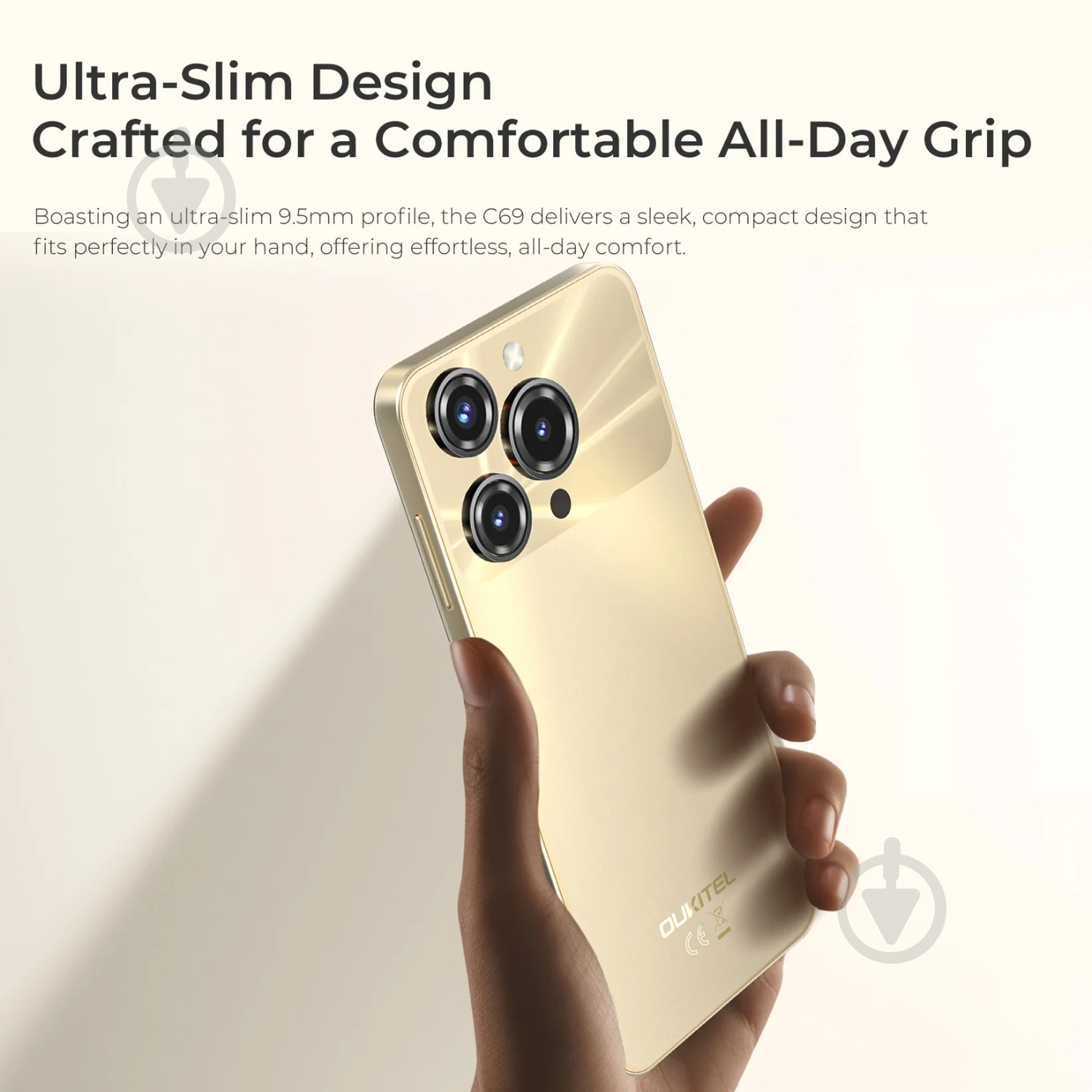 Смартфон Oukitel C69 8/512GB gold (C69_8_512_GD) - фото 7