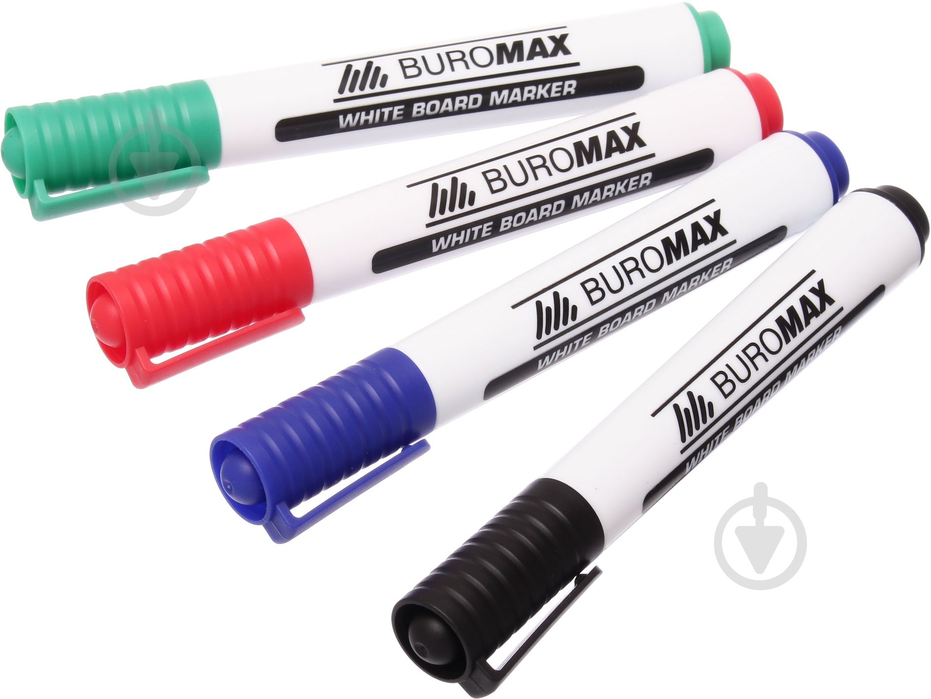 Набір маркерів Buromax 2-4 мм 4 шт. різнокольоровий BM.8800-94 - фото 1