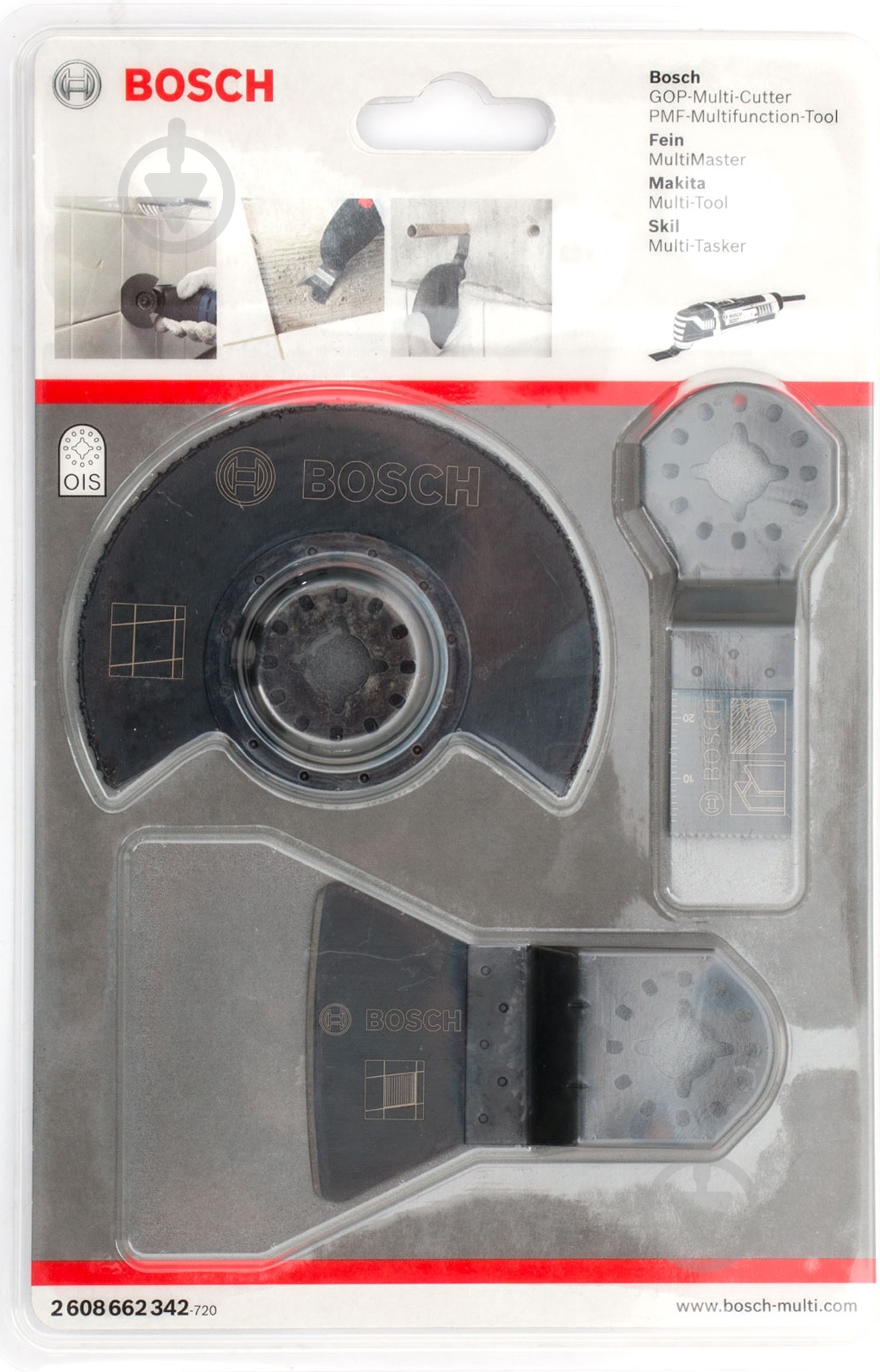 Набор полотен для мультиинструмента Bosch 2608662342 - фото 2