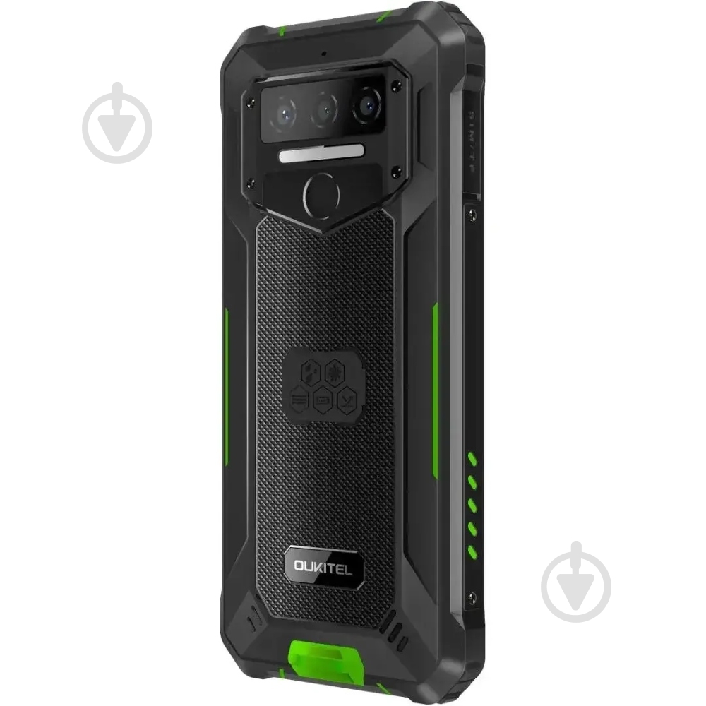 Смартфон Oukitel WP23 Plus 8/256GB black/green (WP23_Plus_GN) - фото 5
