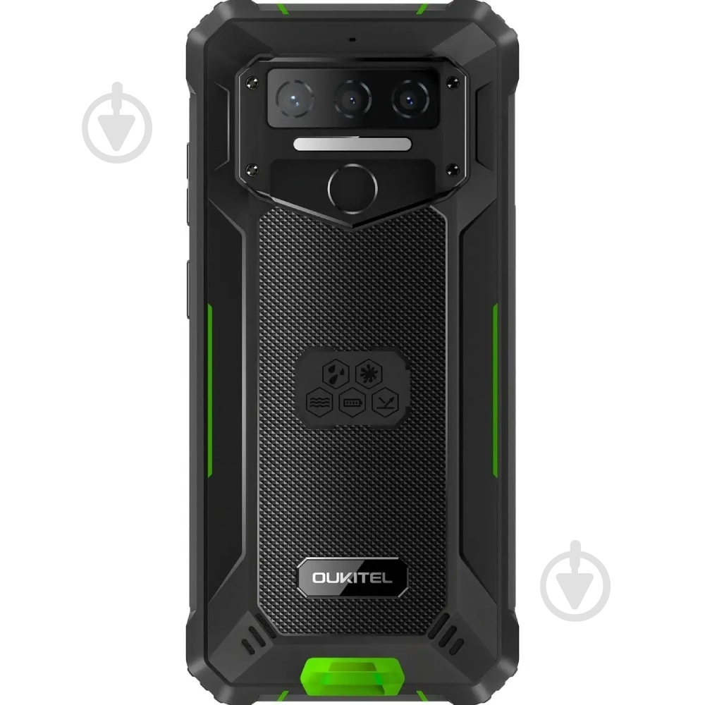 Смартфон Oukitel WP23 Plus 8/256GB black/green (WP23_Plus_GN) - фото 6