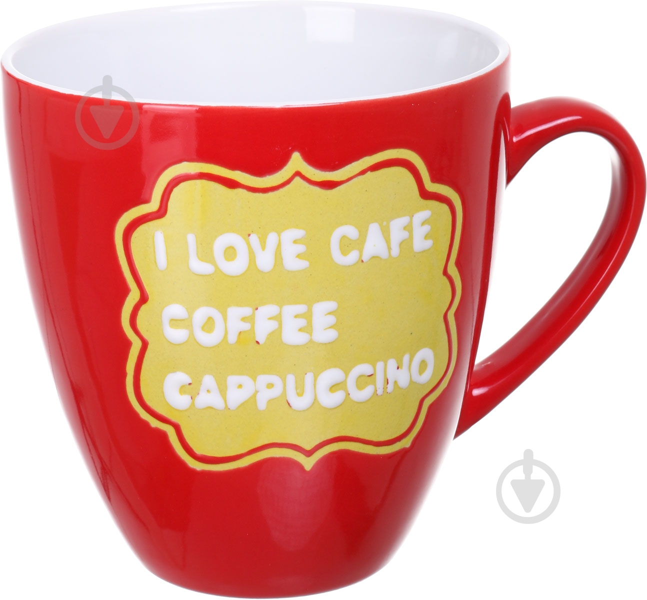 Чашка Bella Vita I love cafe Red 920 мл керамика - фото 1