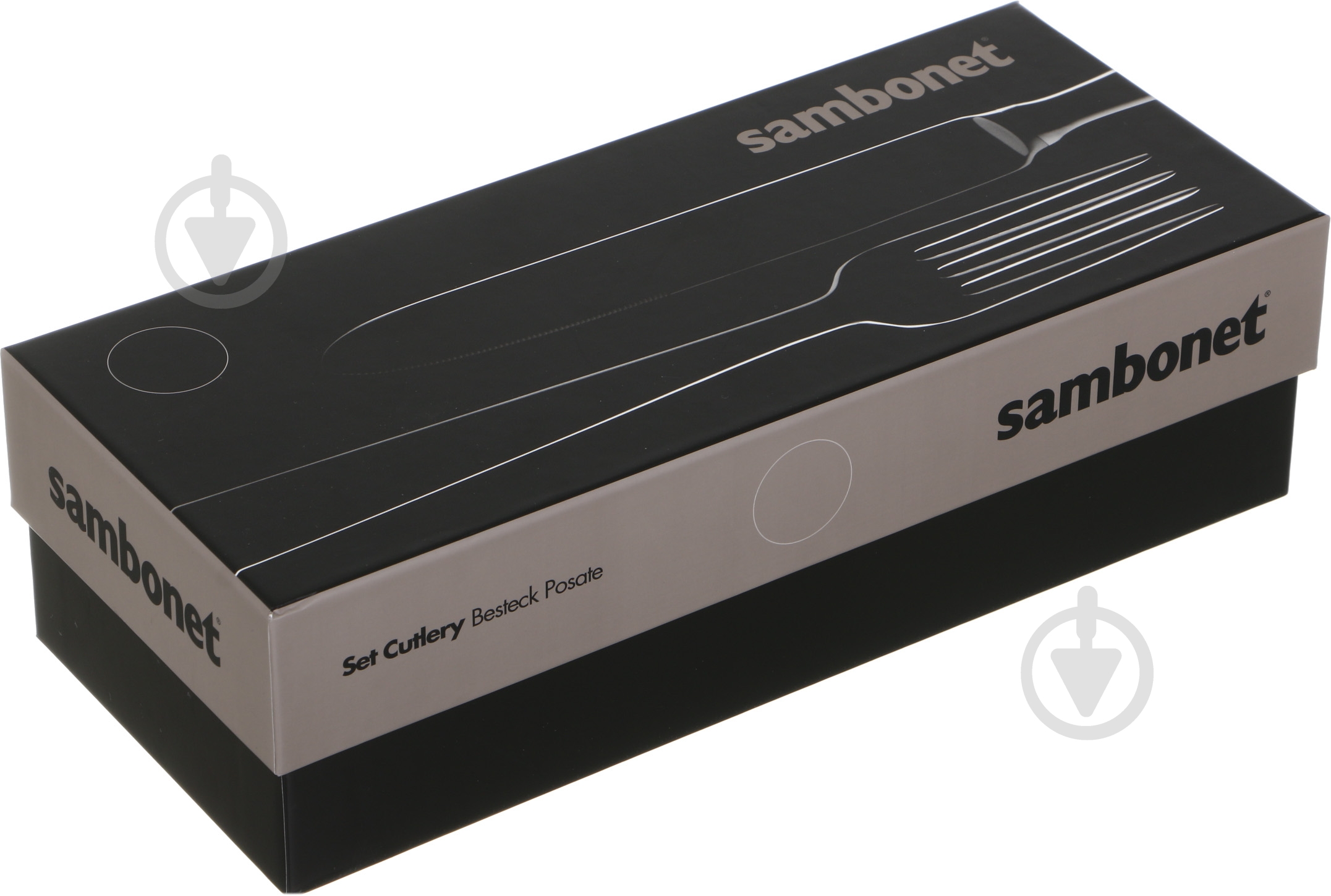 Набір столових приборів Sambonet Linear 3 предмети 52513-80 - фото 5 Набір столових приборів Sambonet Linear 3 предмети 52513-80 - фото 5