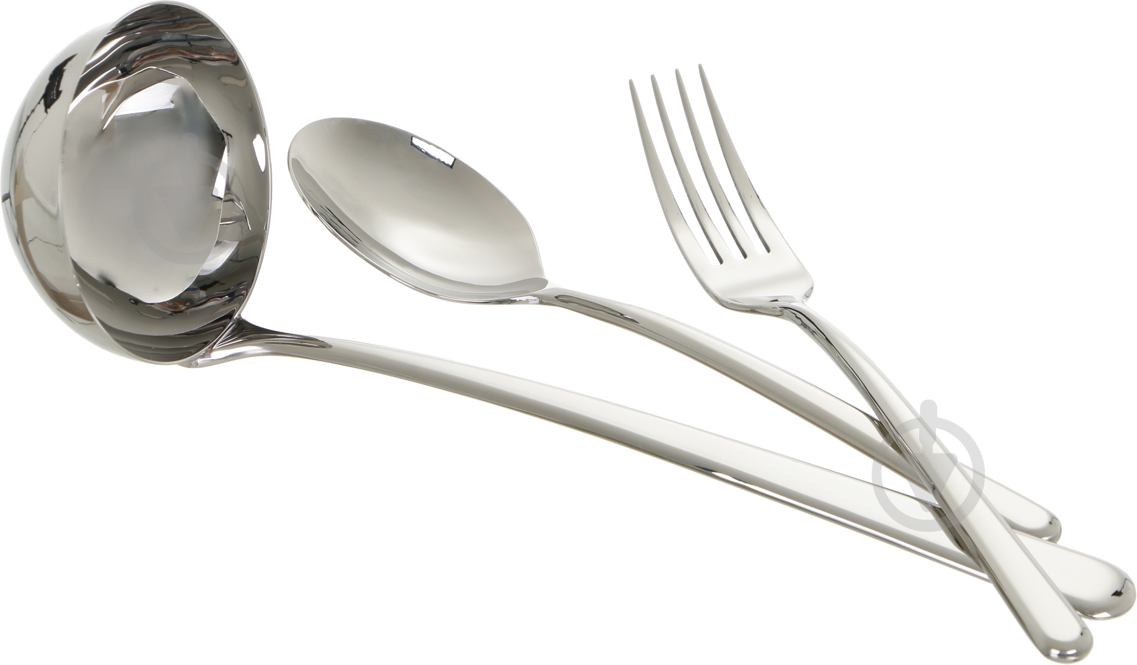 Набір столових приборів Sambonet Linear 3 предмети 52513-80 - фото 1 Набір столових приборів Sambonet Linear 3 предмети 52513-80 - фото 1