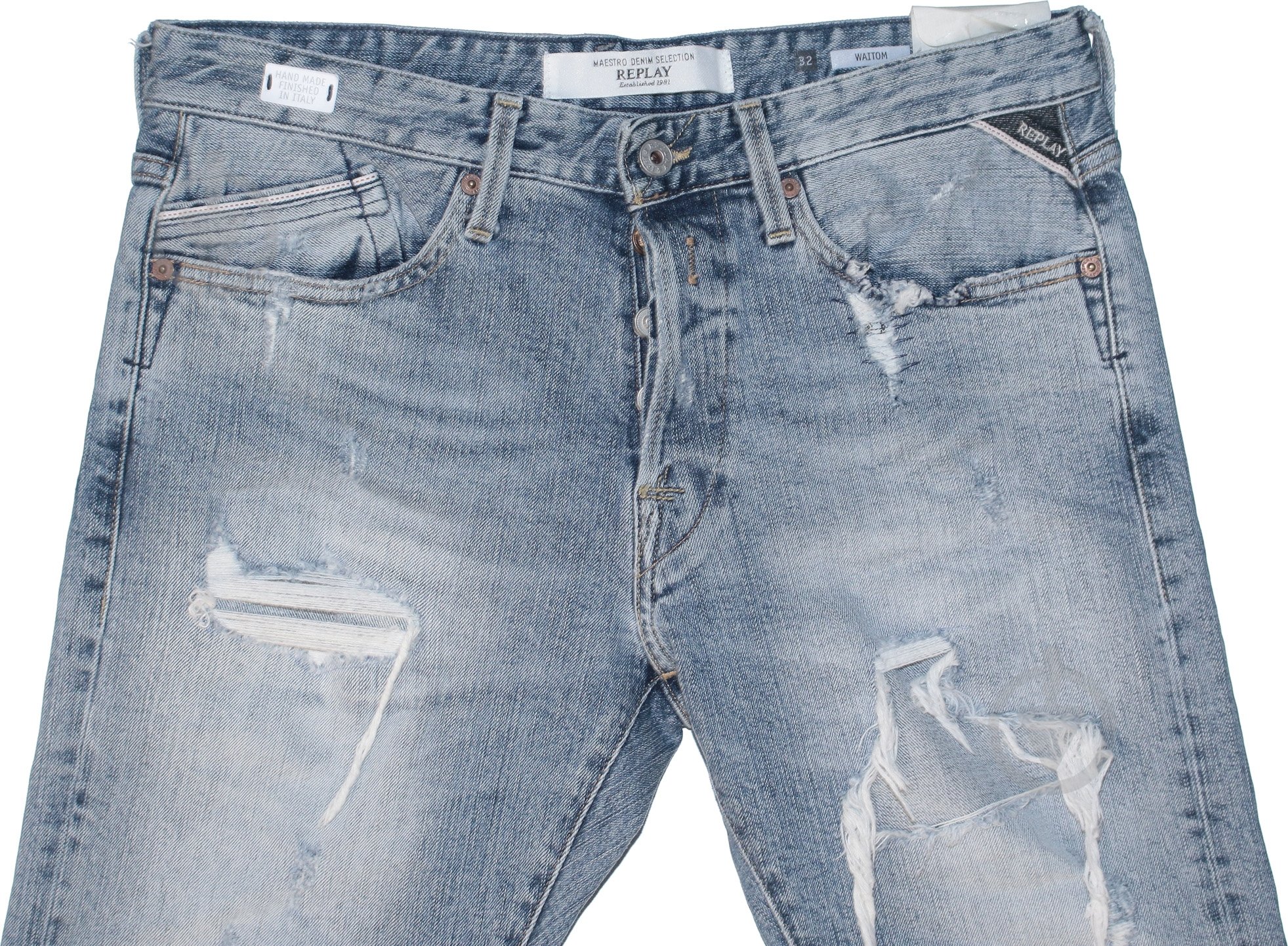 Джинсы Replay WAITOM M983 .000.99C 184-10 р. 34-34 синий - фото 3 Джинсы Replay WAITOM M983 .000.99C 184-10 р. 34-34 синий - фото 3