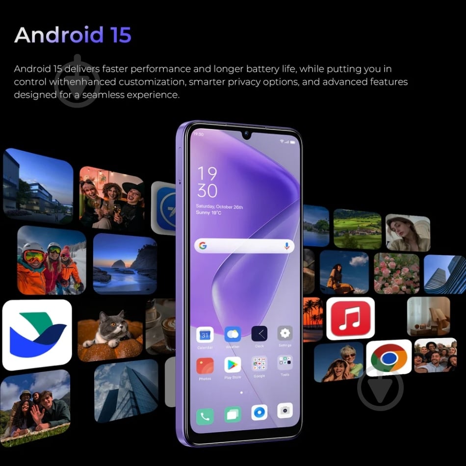 Смартфон Oukitel C6 5G 12/512GB purple (C6_5G_12_512_PL) - фото 8