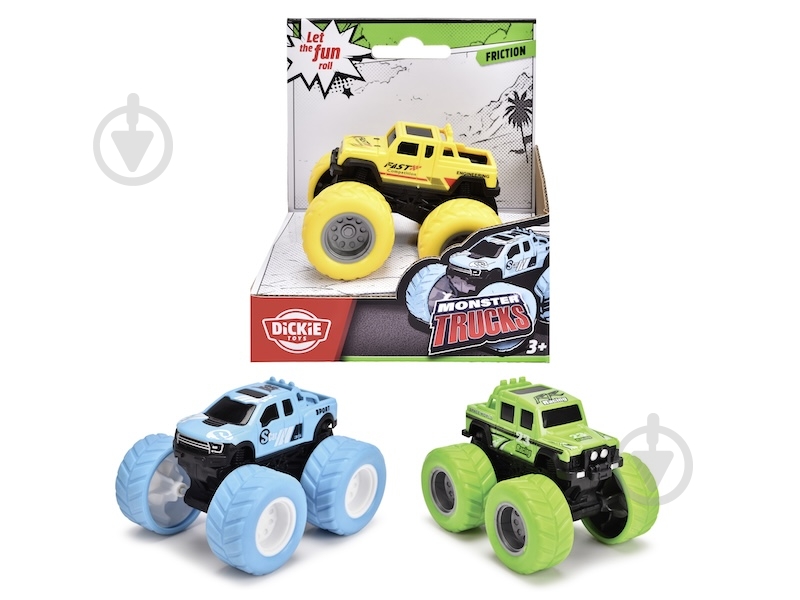 Машинка Dickie Toys Монстр-трак 3761002 - фото 1
