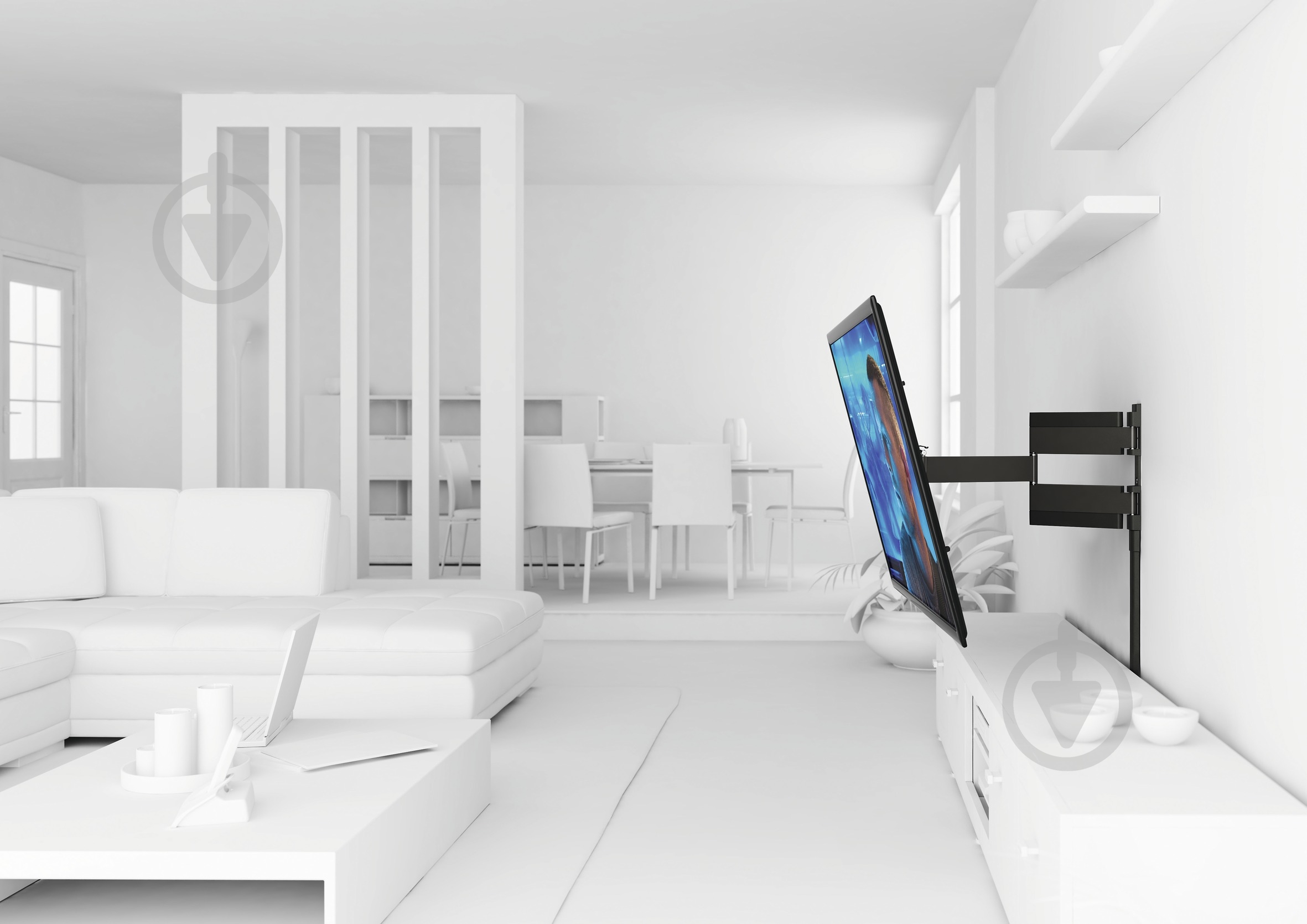 Крепление для телевизора Vogels Thin 325 поворотно-наклонные 32"-55" серый - фото 5