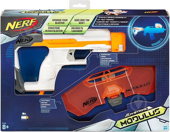 Игровой набор Hasbro Nerf Модулус сет 3 Искусный защитник B1536 - фото 1 Игровой набор Hasbro Nerf Модулус сет 3 Искусный защитник B1536 - фото 1