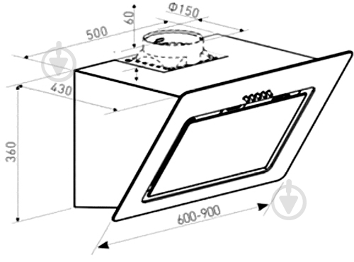 Вытяжка Candy CVMAD60N - фото 2