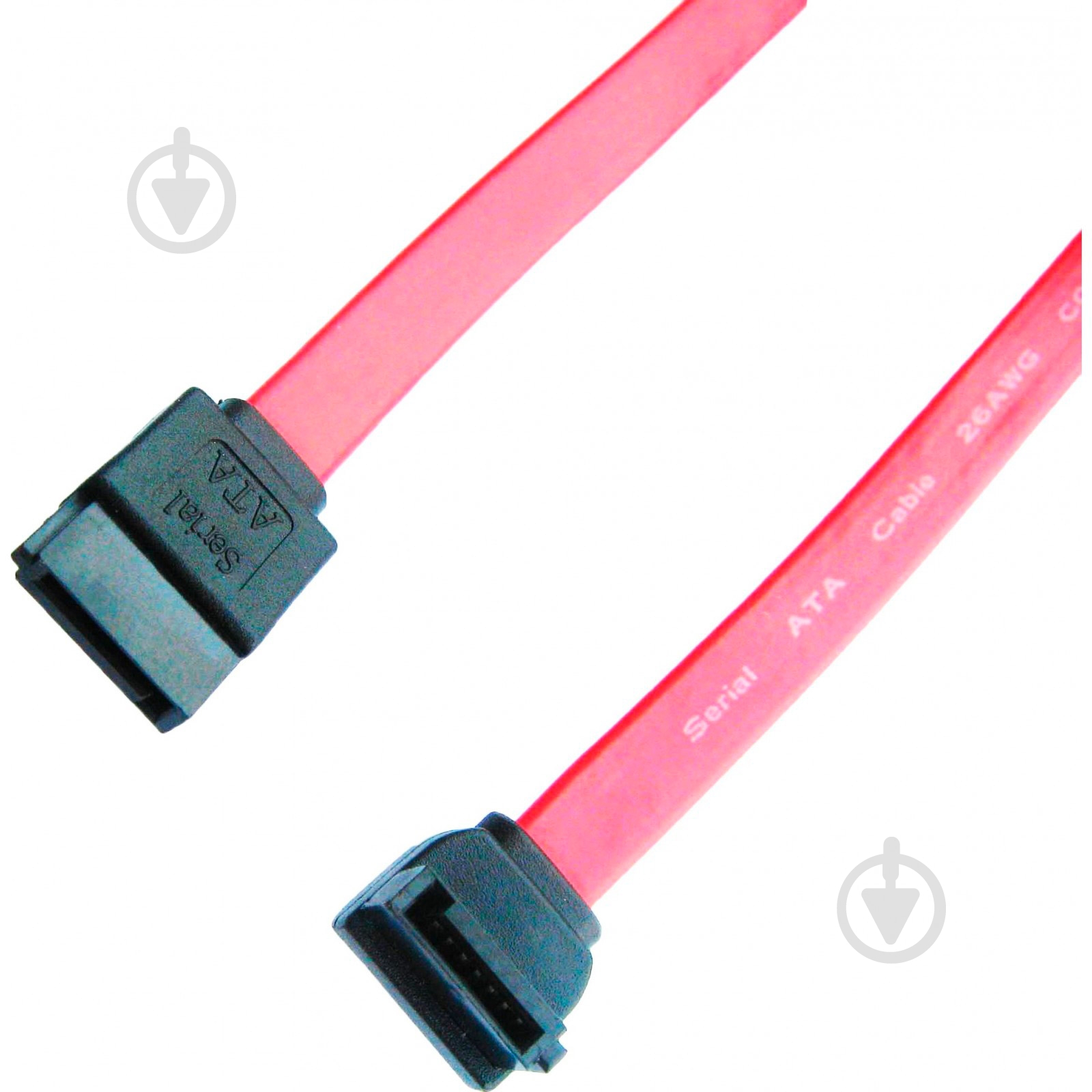 Кабель Cablexpert SATA 0,5 м червоний (CC-SATA-DATA90) з кутовим роз'ємом - фото 1