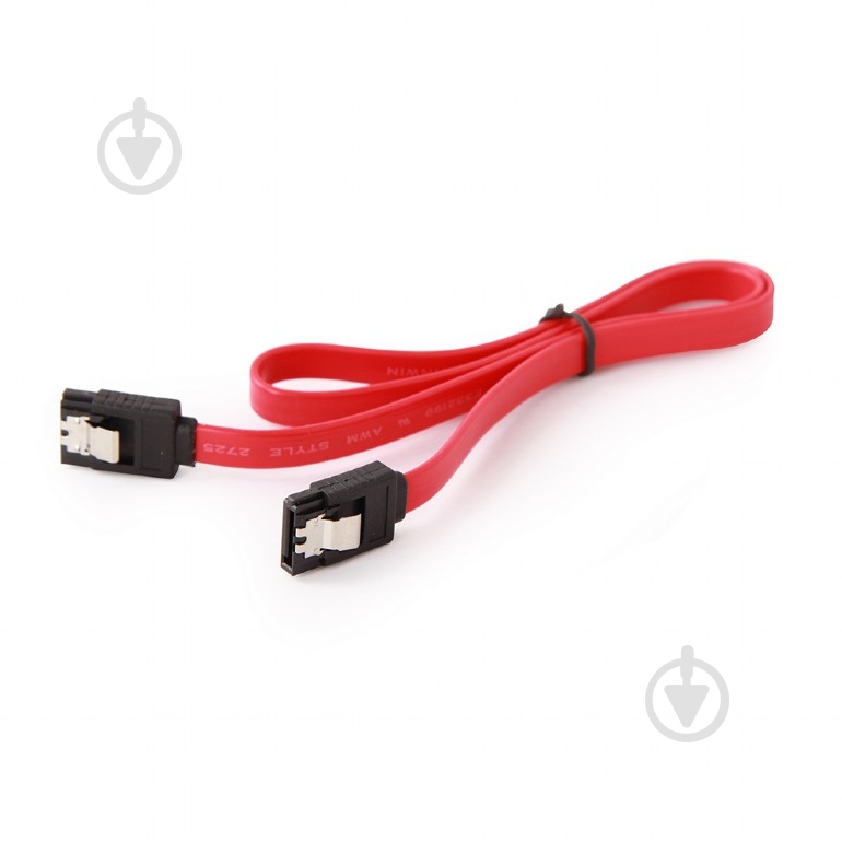 Кабель комп'ютерний внутрішній Cablexpert SATA 0,5 м червоний (CC-SATAM-DATA) SATA III - фото 2