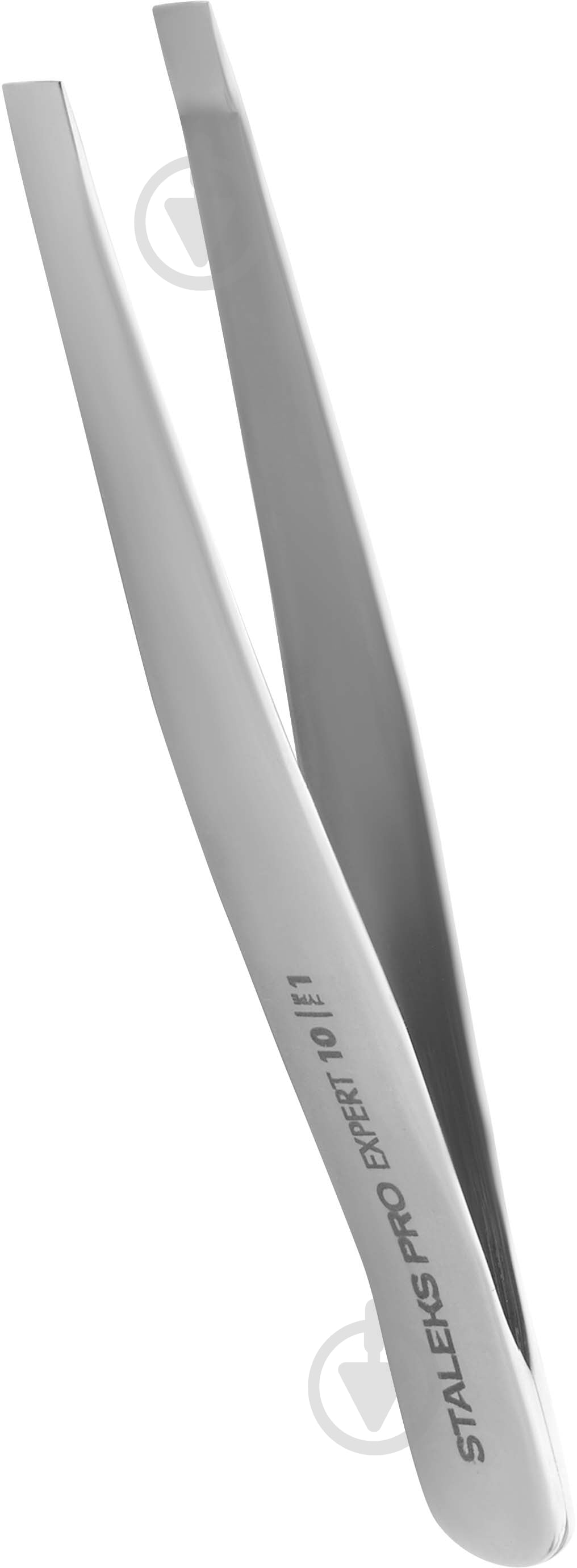 Пінцет STALEKS EXPERT 10 TYPE 1 широкі прямі кромки хром TE-10/1 - фото 1