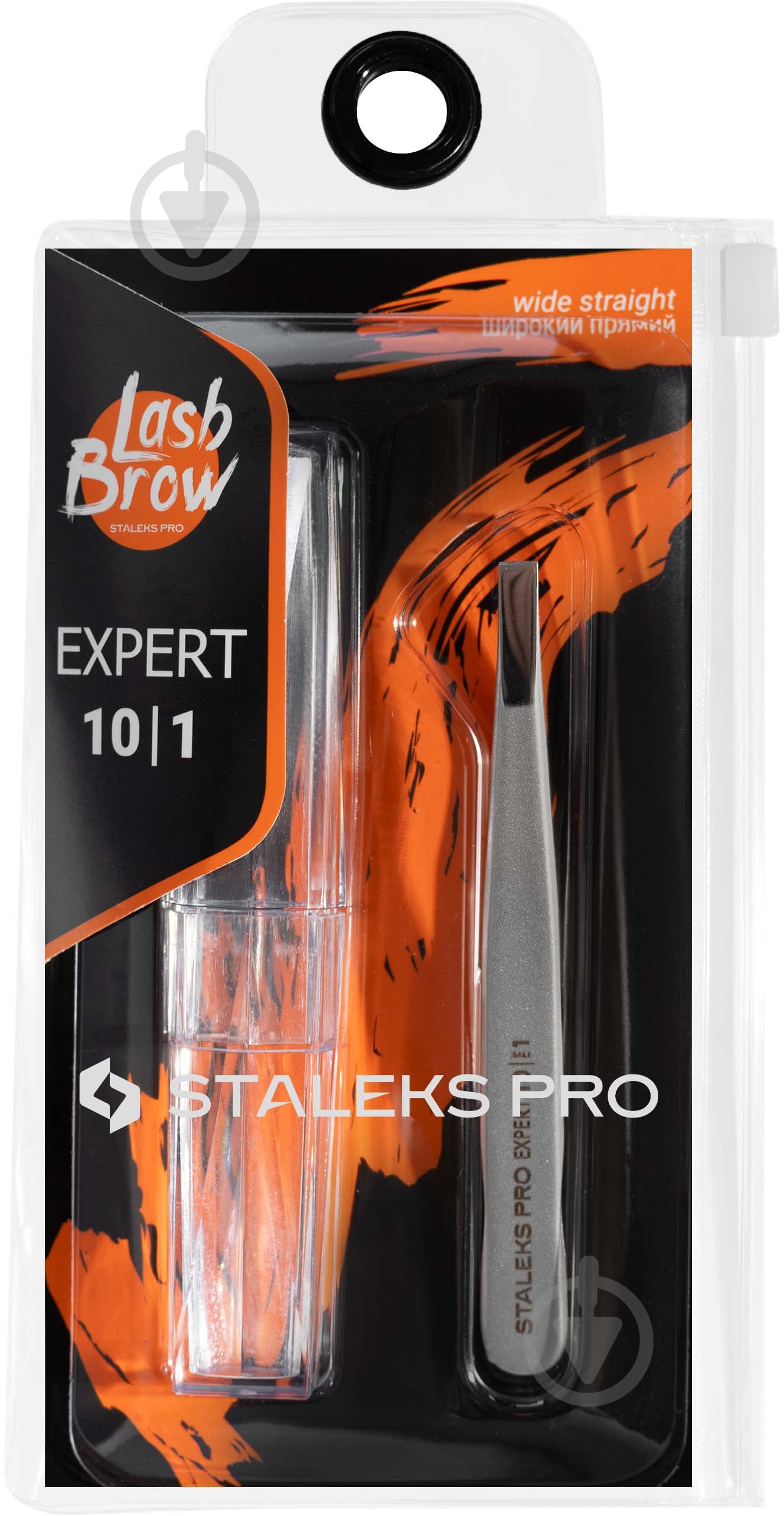 Пінцет STALEKS EXPERT 10 TYPE 1 широкі прямі кромки хром TE-10/1 - фото 4