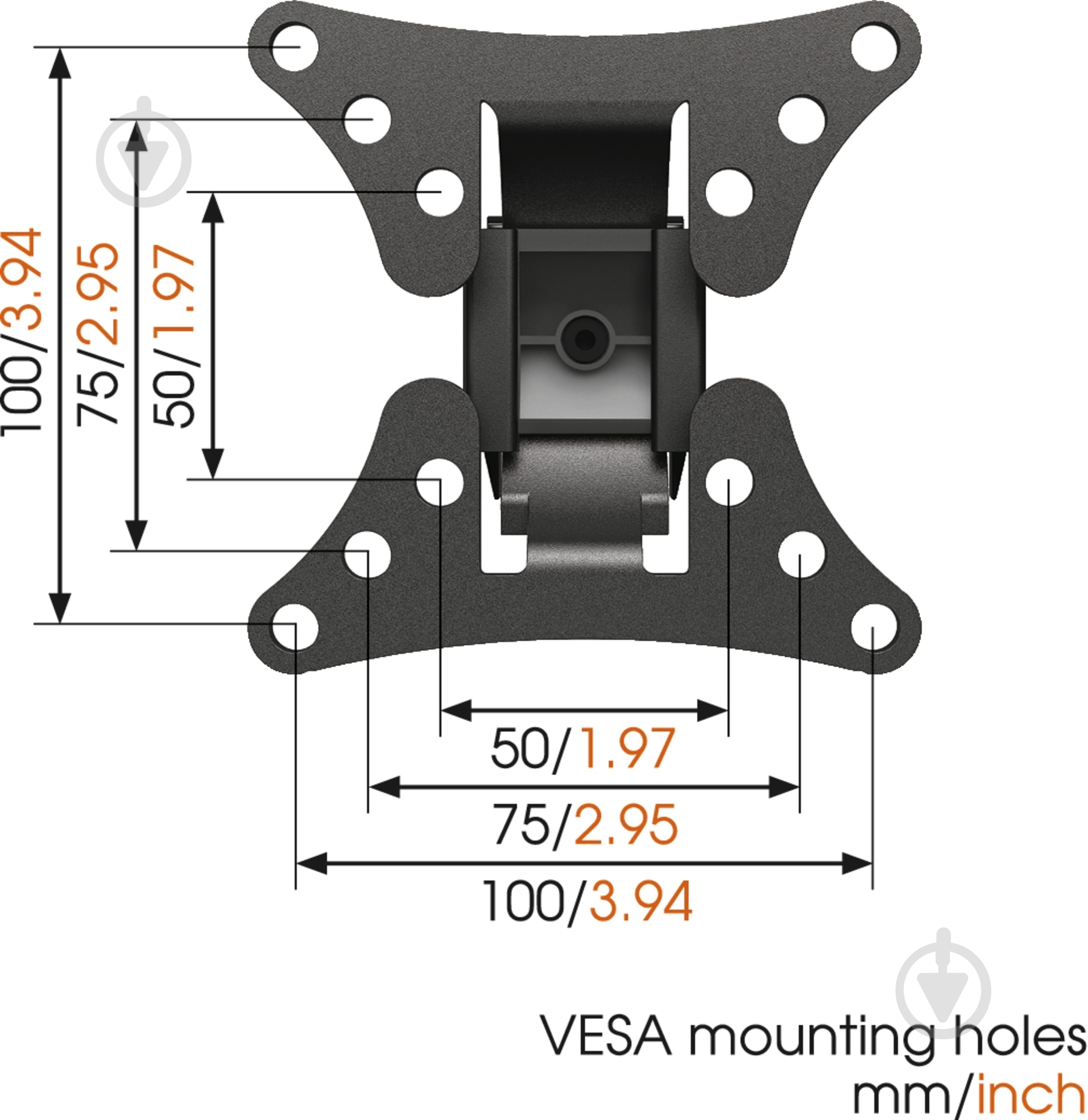 Крепление для телевизора Vogels WALL 1045 поворотные 17"-26" черный - фото 8