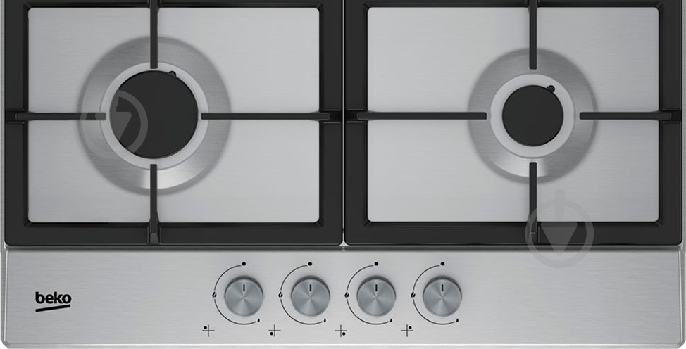 Варильна поверхня газова Beko HIAG64225SX - фото 2 Варильна поверхня газова Beko HIAG64225SX - фото 2