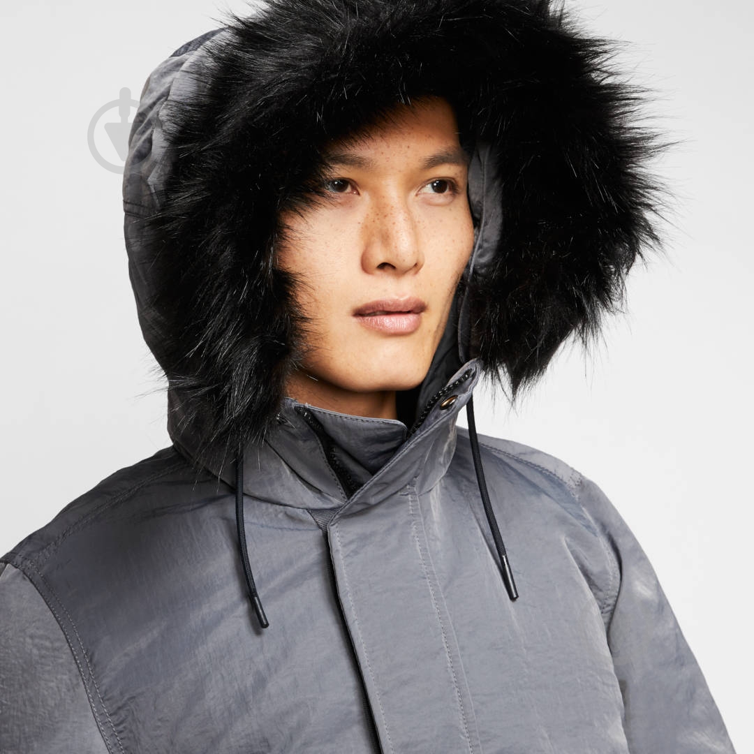 Куртка-парка чоловіча Nike M NSW DWN FILL PRKA HD BV4751-021 р.XL темно-сіра - фото 6 Куртка-парка чоловіча Nike M NSW DWN FILL PRKA HD BV4751-021 р.XL темно-сіра - фото 6