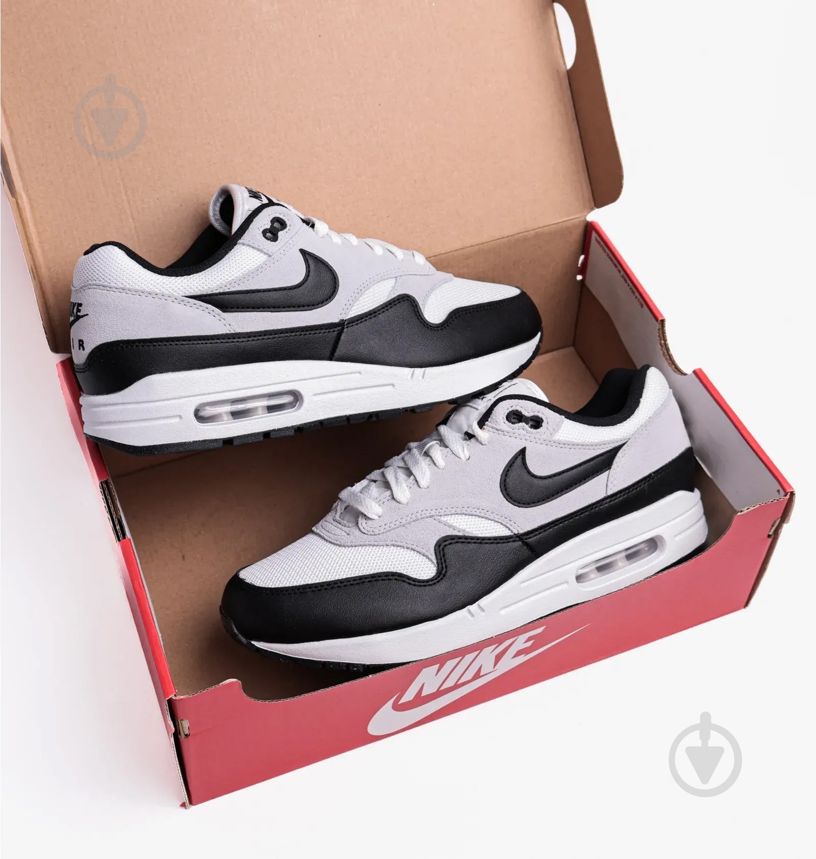 Кроссовки мужские Nike NIKE AIR MAX 1 ESS FZ5808-102 р.47 белые с черным - фото 2 Кроссовки мужские Nike NIKE AIR MAX 1 ESS FZ5808-102 р.47 белые с черным - фото 2