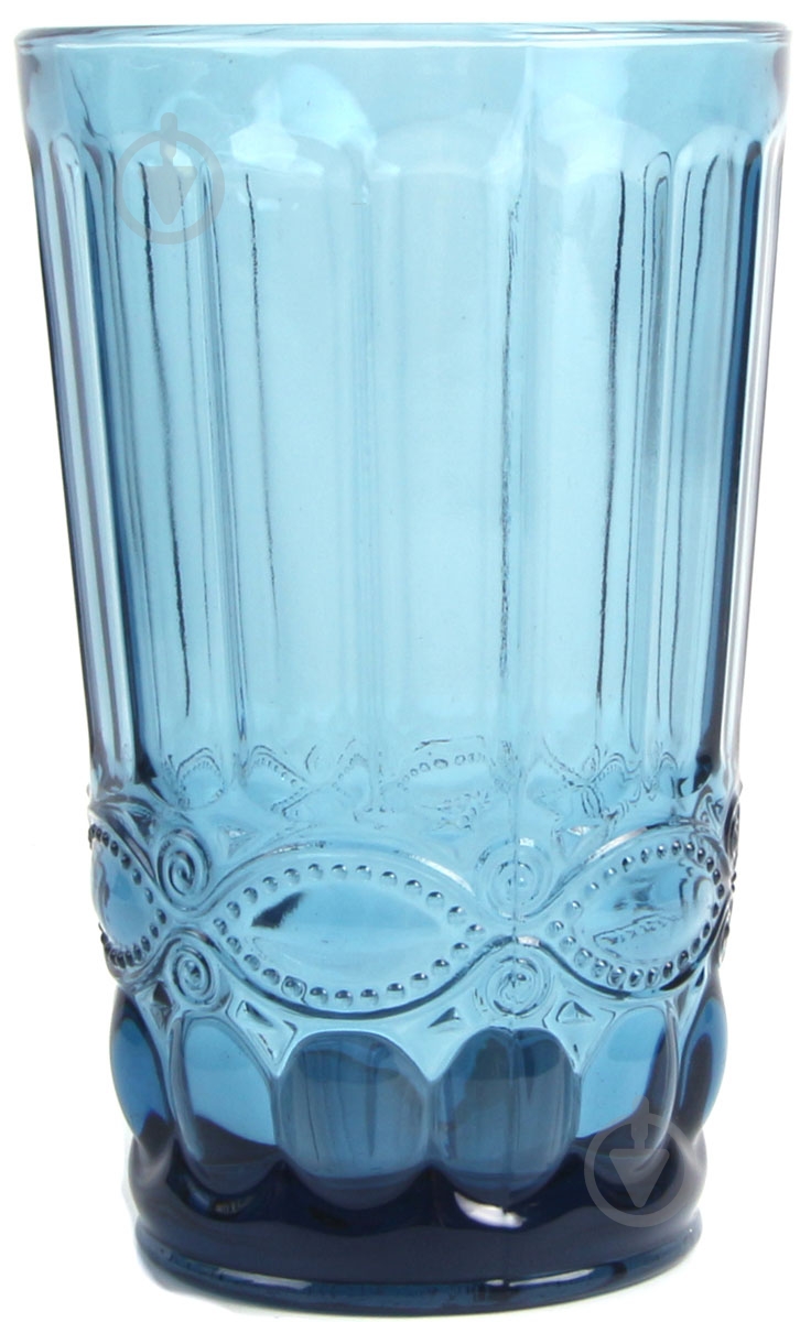 Склянка висока Fiora Vintage синя 300 мл - фото 1