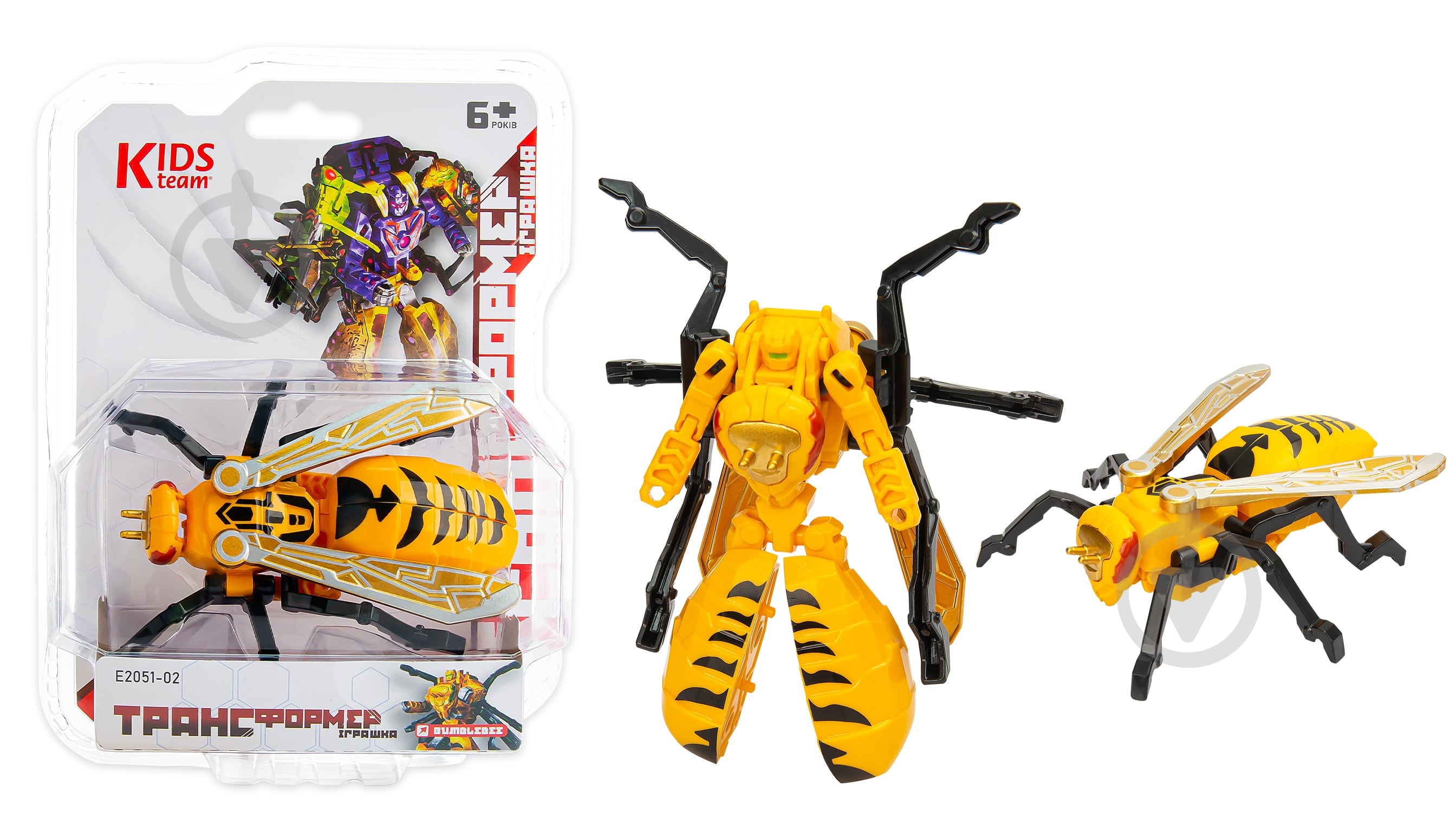 Игрушка-трансформер KIDS TEAM TRANSORMERS Bumblebee E2051-02 - фото 1