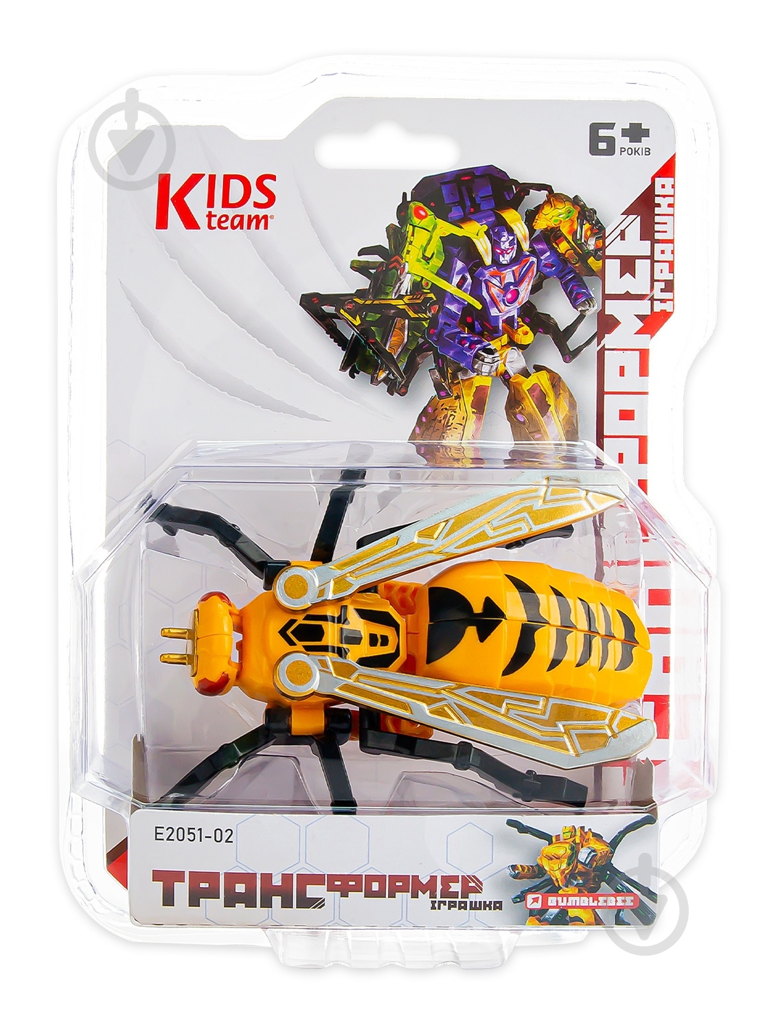 Игрушка-трансформер KIDS TEAM TRANSORMERS Bumblebee E2051-02 - фото 2