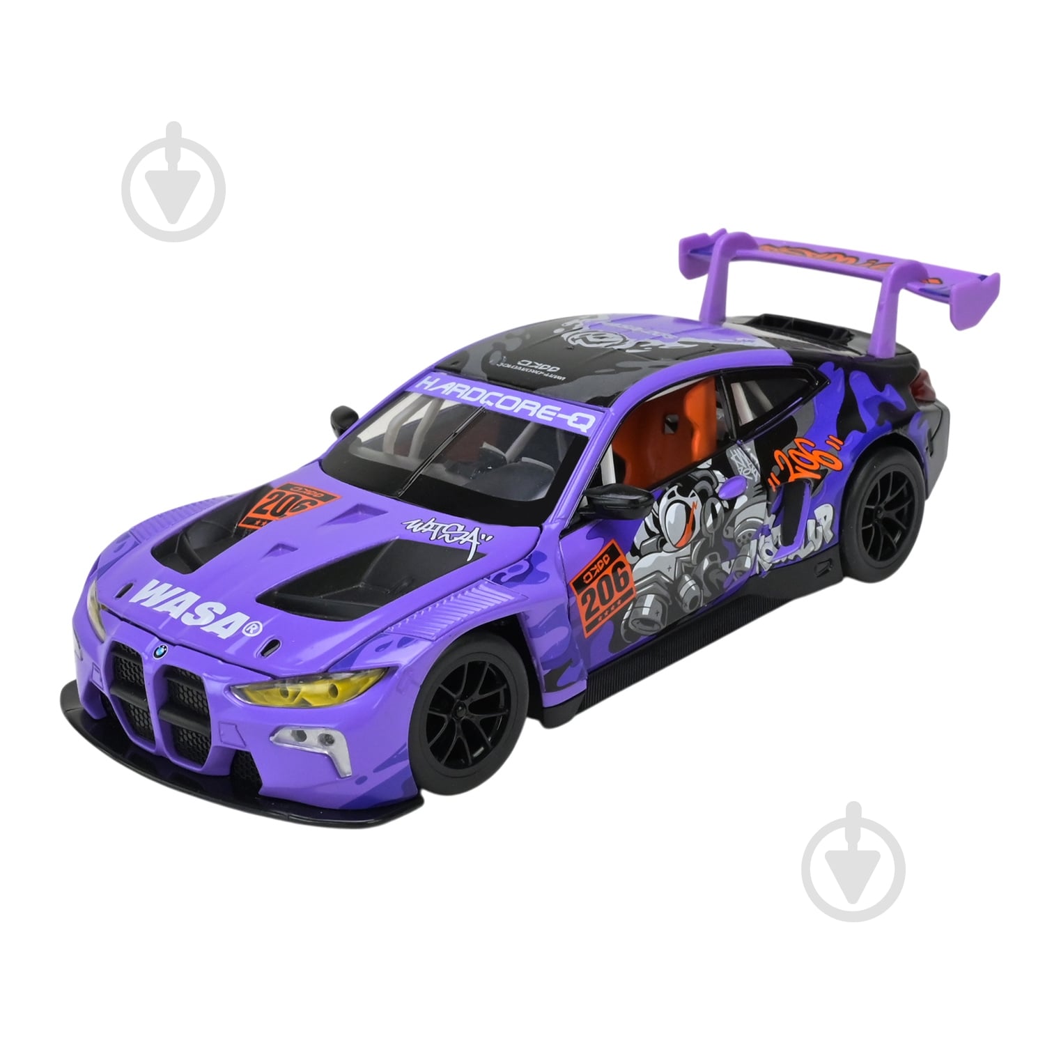 Автомодель Автопром 1:24 BMW M4 GT3 68296A(P) - фото 1
