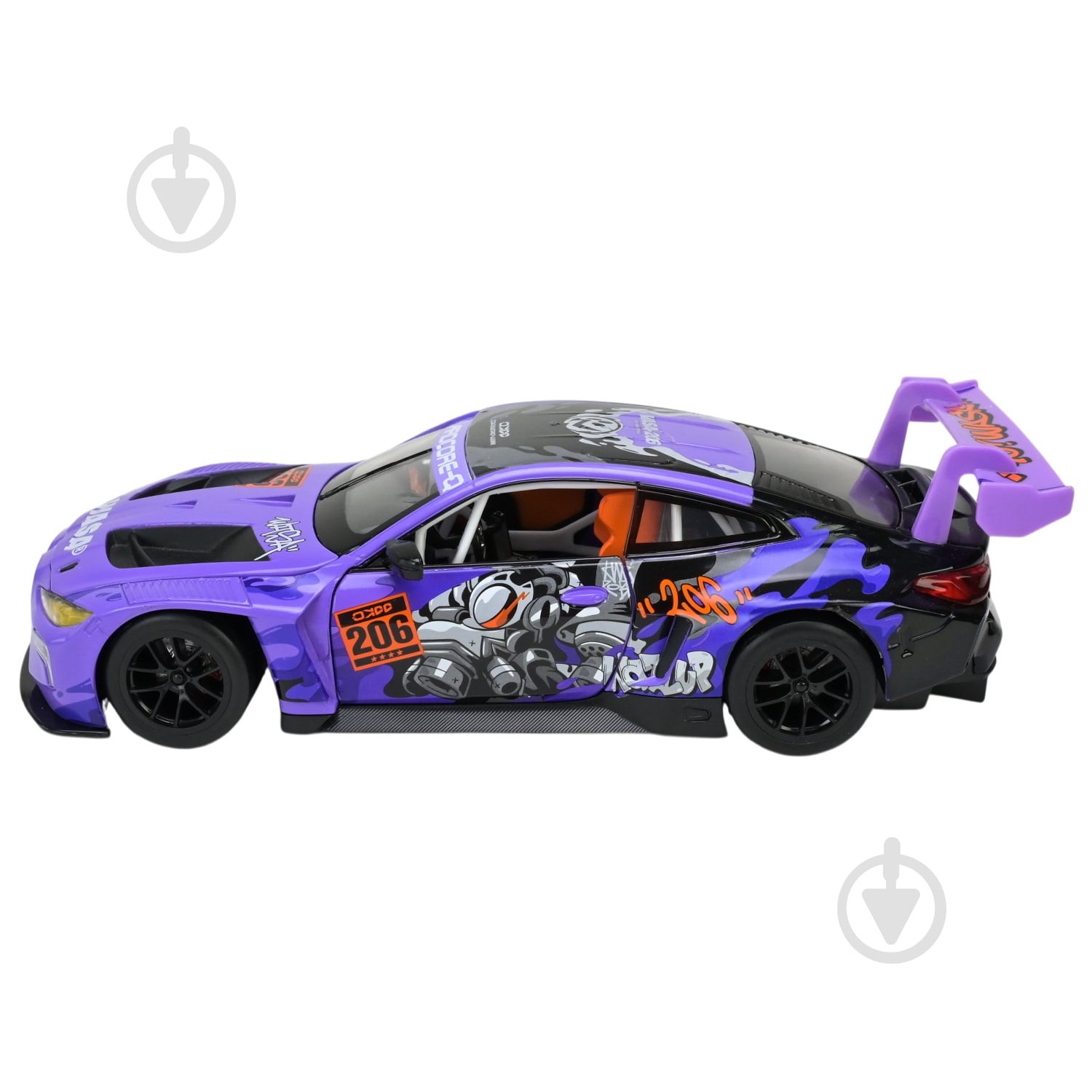 Автомодель Автопром 1:24 BMW M4 GT3 68296A(P) - фото 2