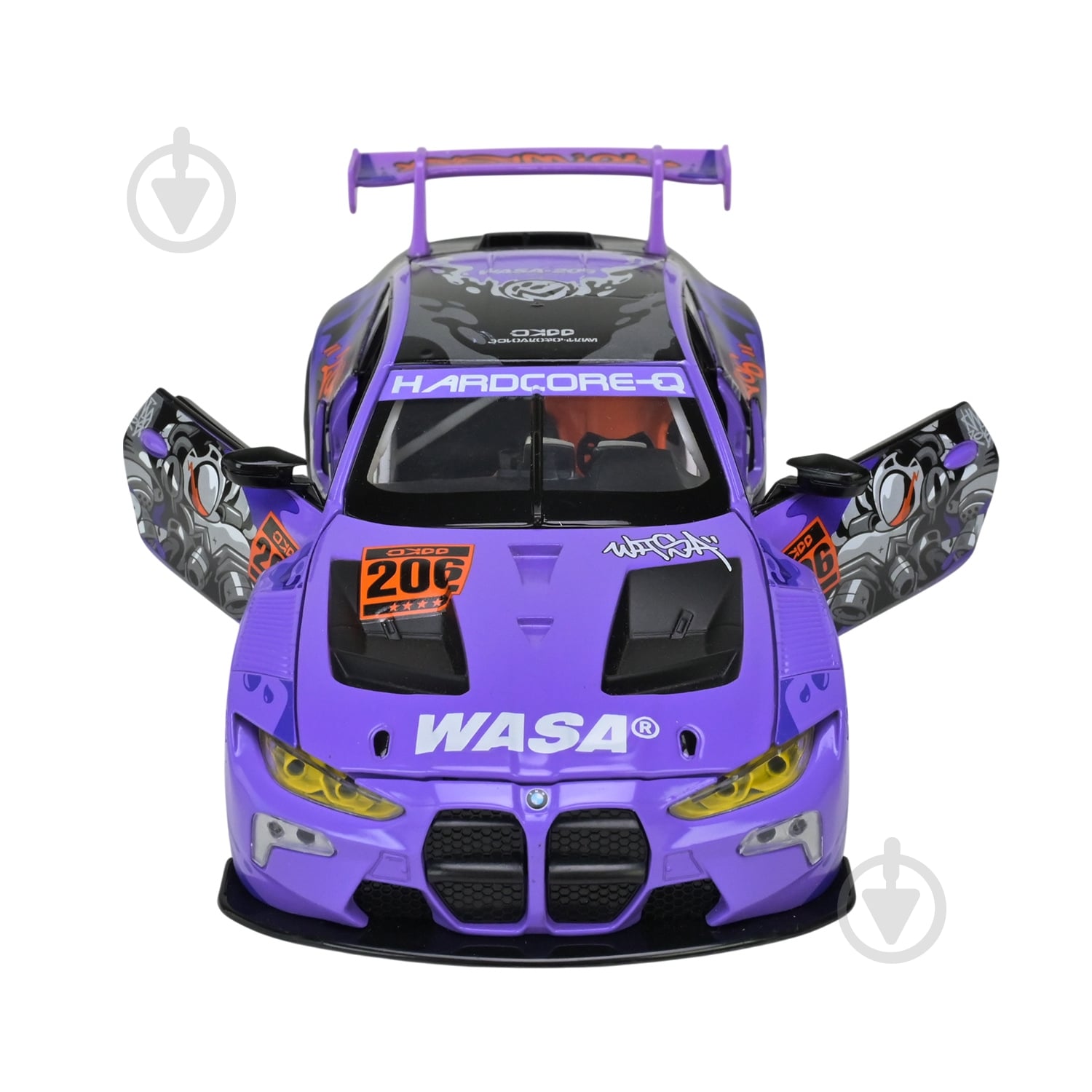 Автомодель Автопром 1:24 BMW M4 GT3 68296A(P) - фото 3