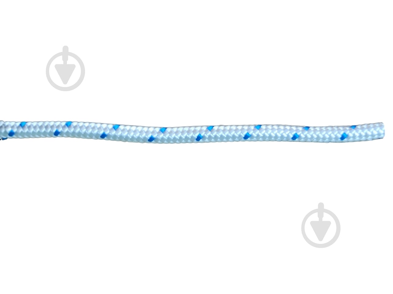 Шнур капроновий 6 мм біло-синій - фото 3