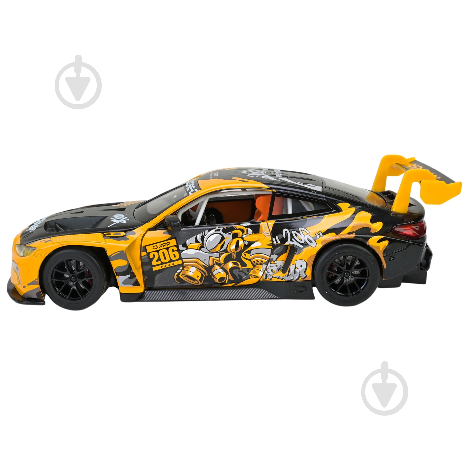Автомодель Автопром 1:24 BMW M4 GT3 68296A(Y) - фото 2