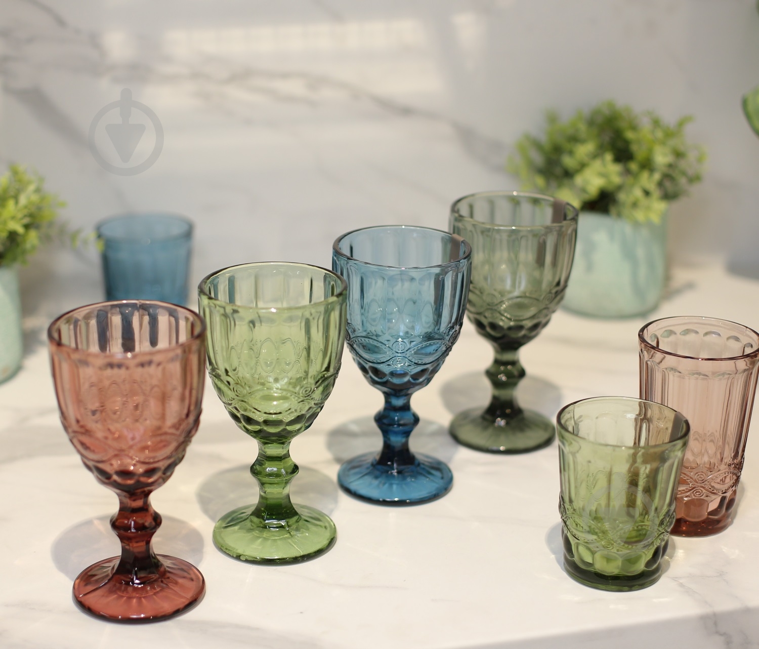 Склянка низька Fiora Vintage зелений 250 мл - фото 6