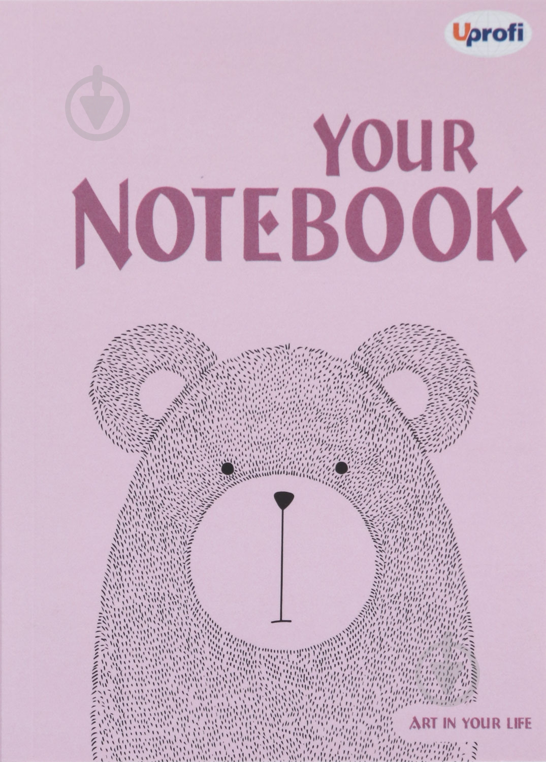 Книга для записей Artbook B6 light pink Uprofi plan - фото 1