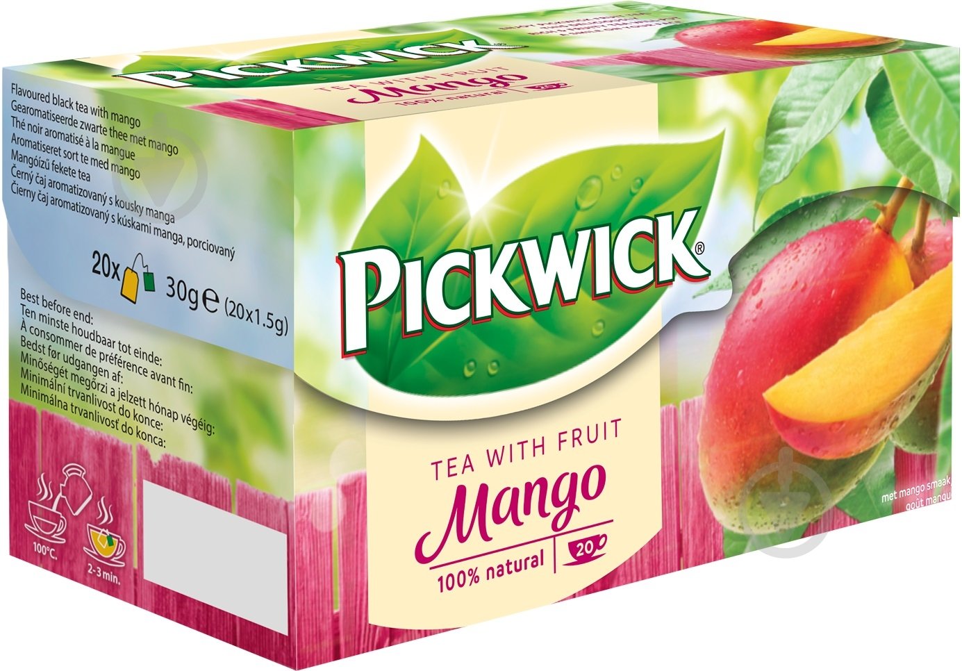 Чай черный Pickwick Mango 20 шт. 30 г - фото 2 Чай черный Pickwick Mango 20 шт. 30 г - фото 2