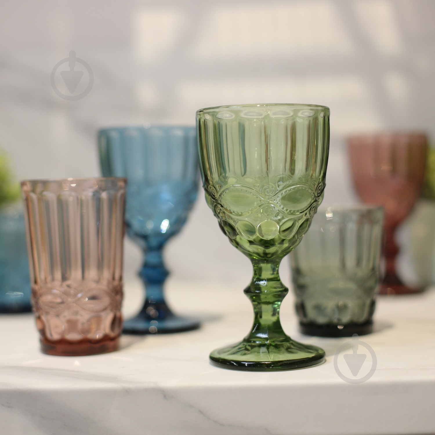 Бокал Fiora Vintage зелений 250 мл - фото 10