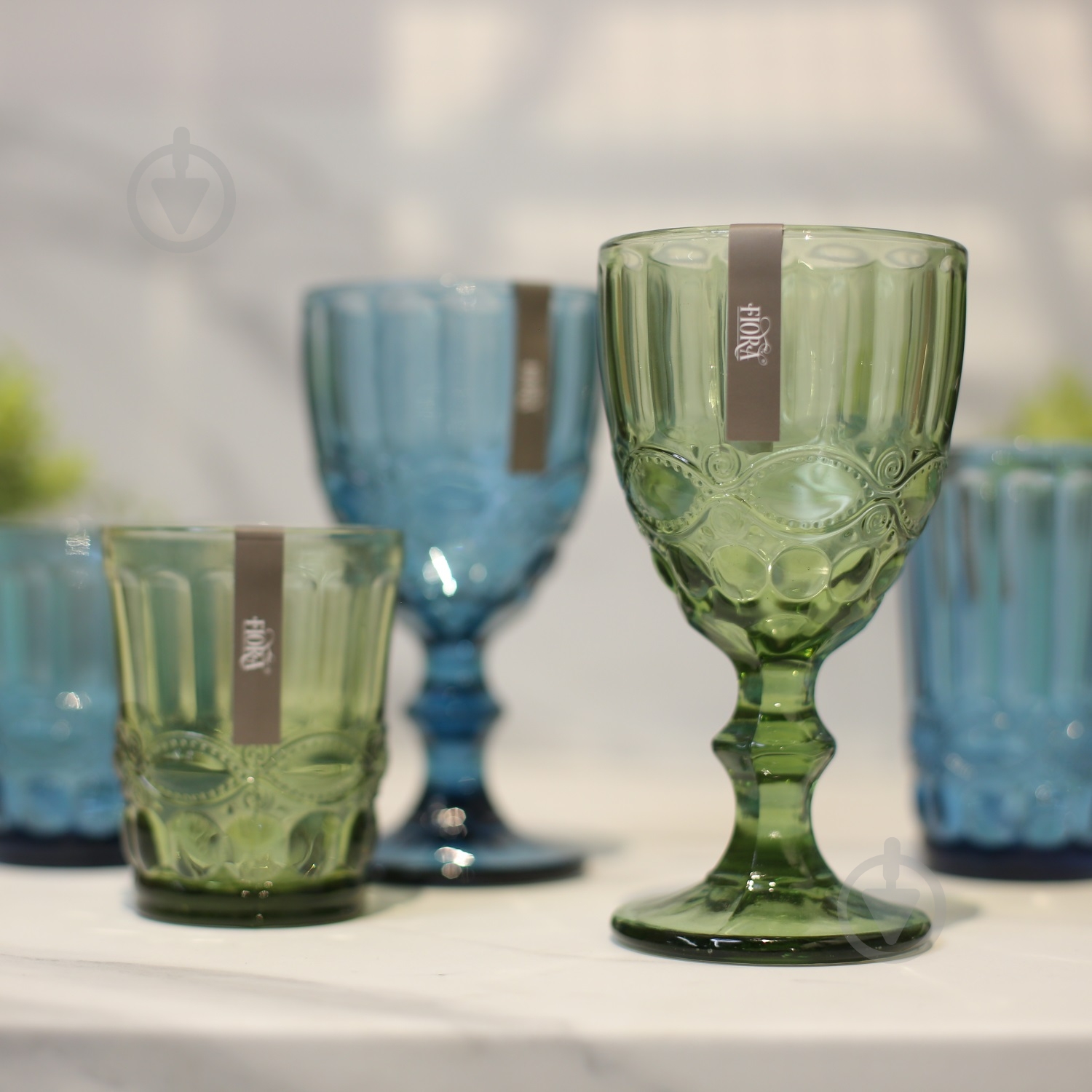 Бокал Fiora Vintage зелений 250 мл - фото 11