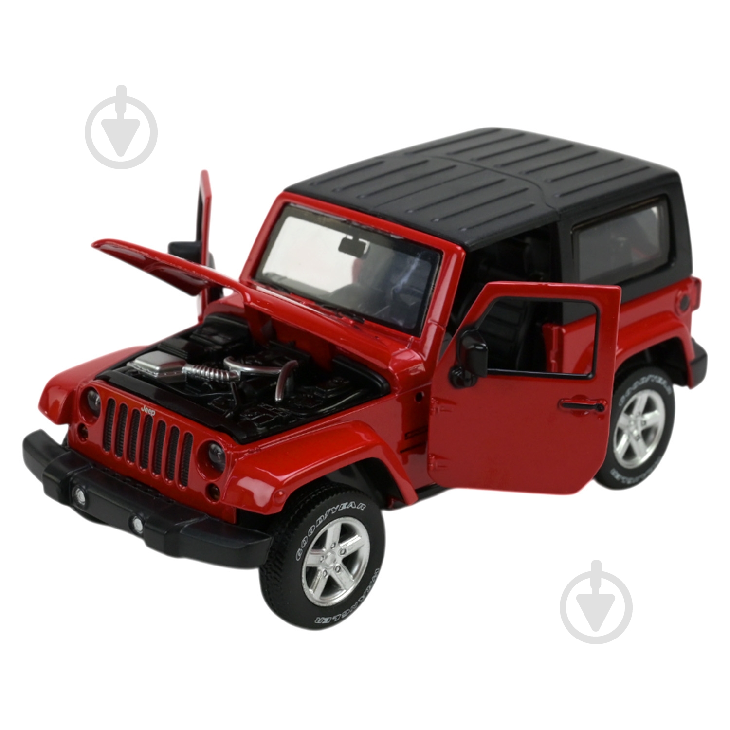Автомодель Автопром 1:32 Jeep Wrangler 68331 - фото 5 Автомодель Автопром 1:32 Jeep Wrangler 68331 - фото 5