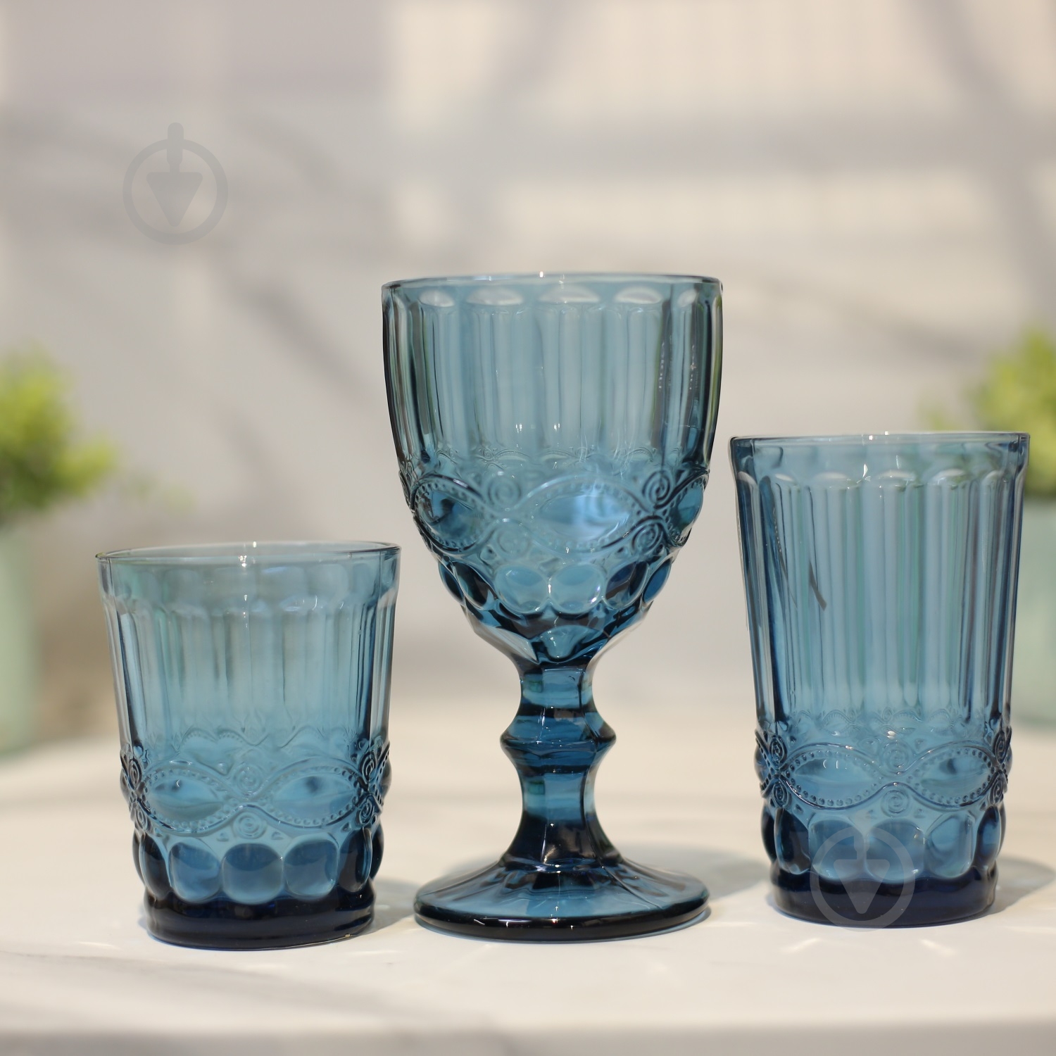 Бокал Fiora Vintage синій 250 мл - фото 3
