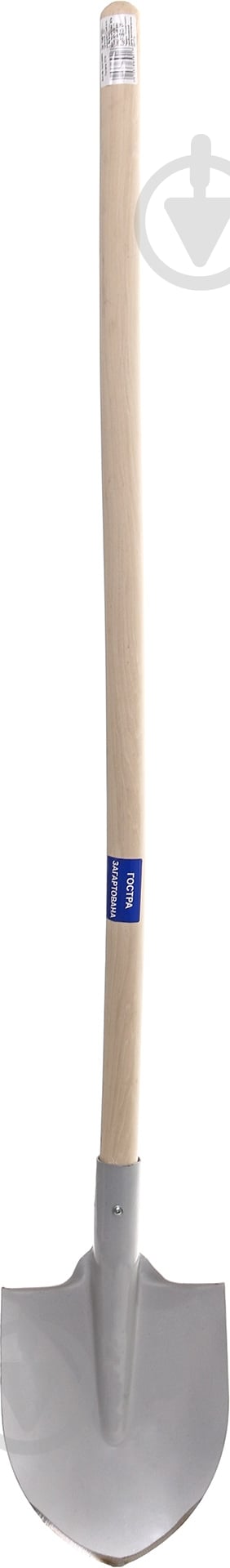 Лопата штикова ЛПК (американка) з держаком Лев заточена, загартована - фото 2