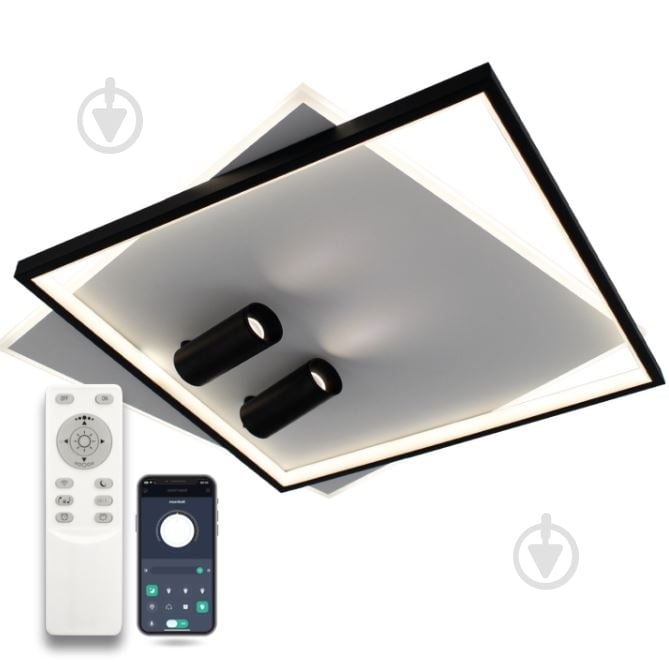 ᐉ Люстра світлодіодна Luminaria 75 Вт біло-чорний GEOMETRIA DOWNLIGHT 75W 2S • Краща ціна в Києві, Україні • Купити в Епіцентр