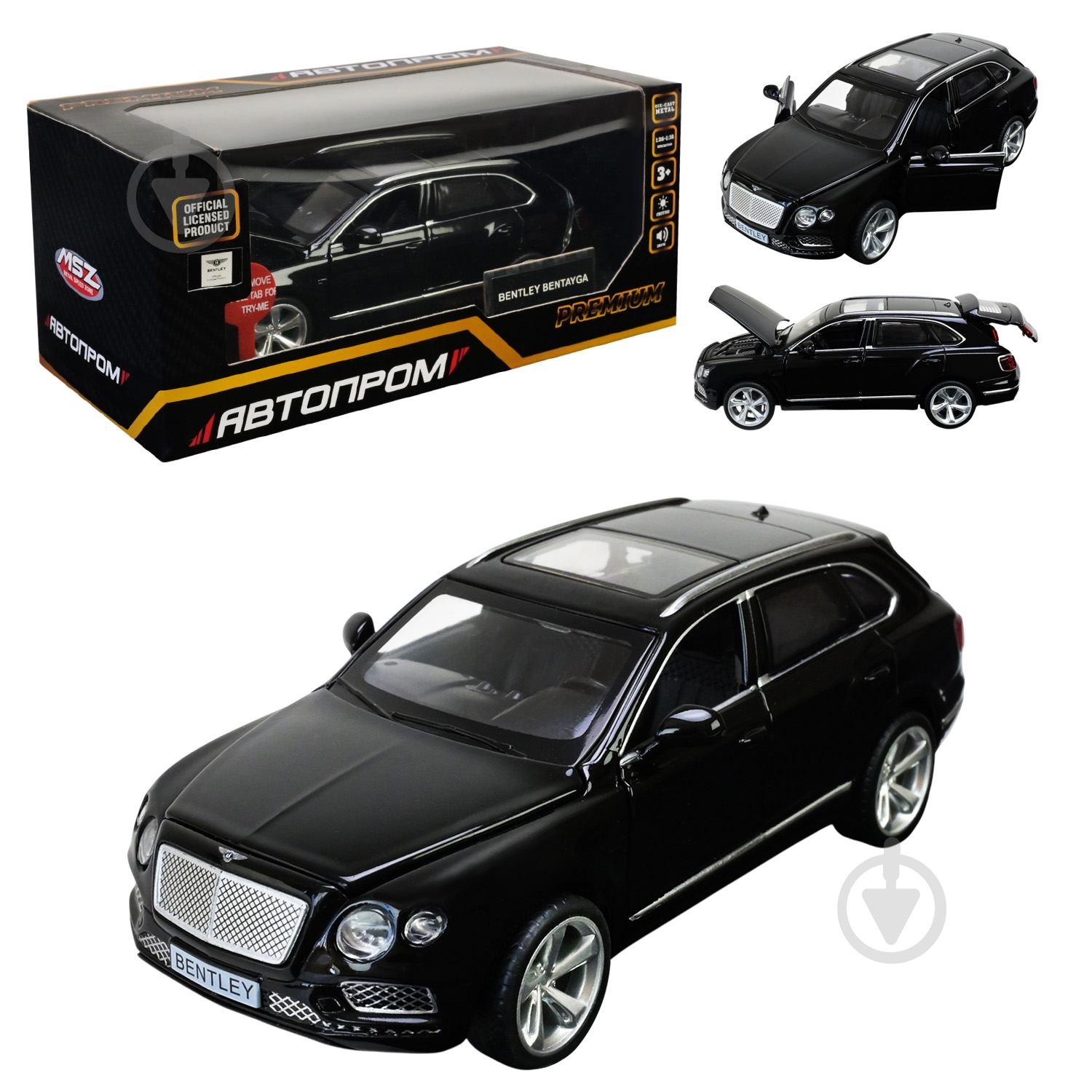 Автомодель Автопром 1:34 Bentley Bentayga 68369 - фото 1 Автомодель Автопром 1:34 Bentley Bentayga 68369 - фото 1