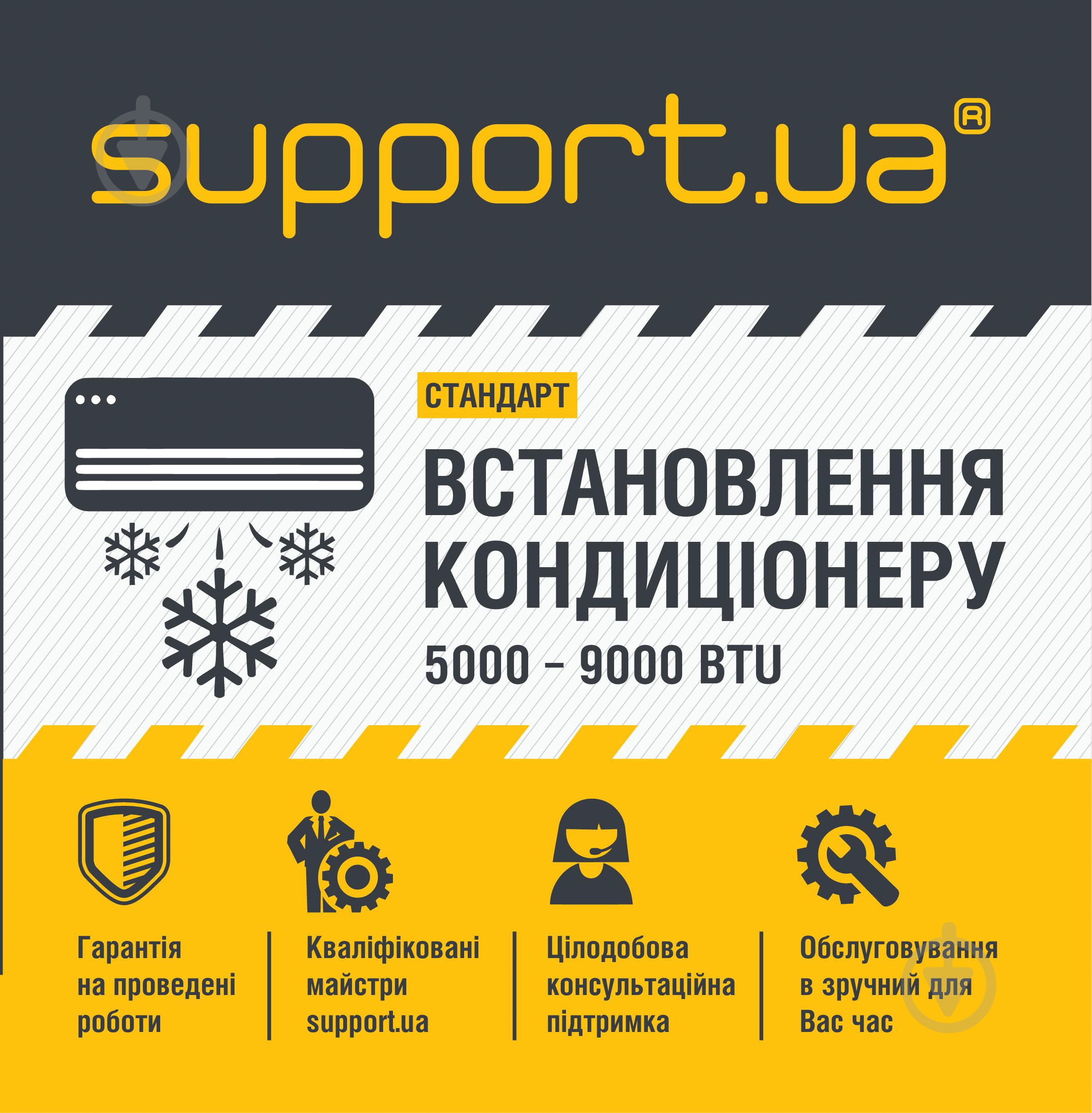 Установка кондиционера 5000 - 9000 BTU - фото 1 Установка кондиционера 5000 - 9000 BTU - фото 1